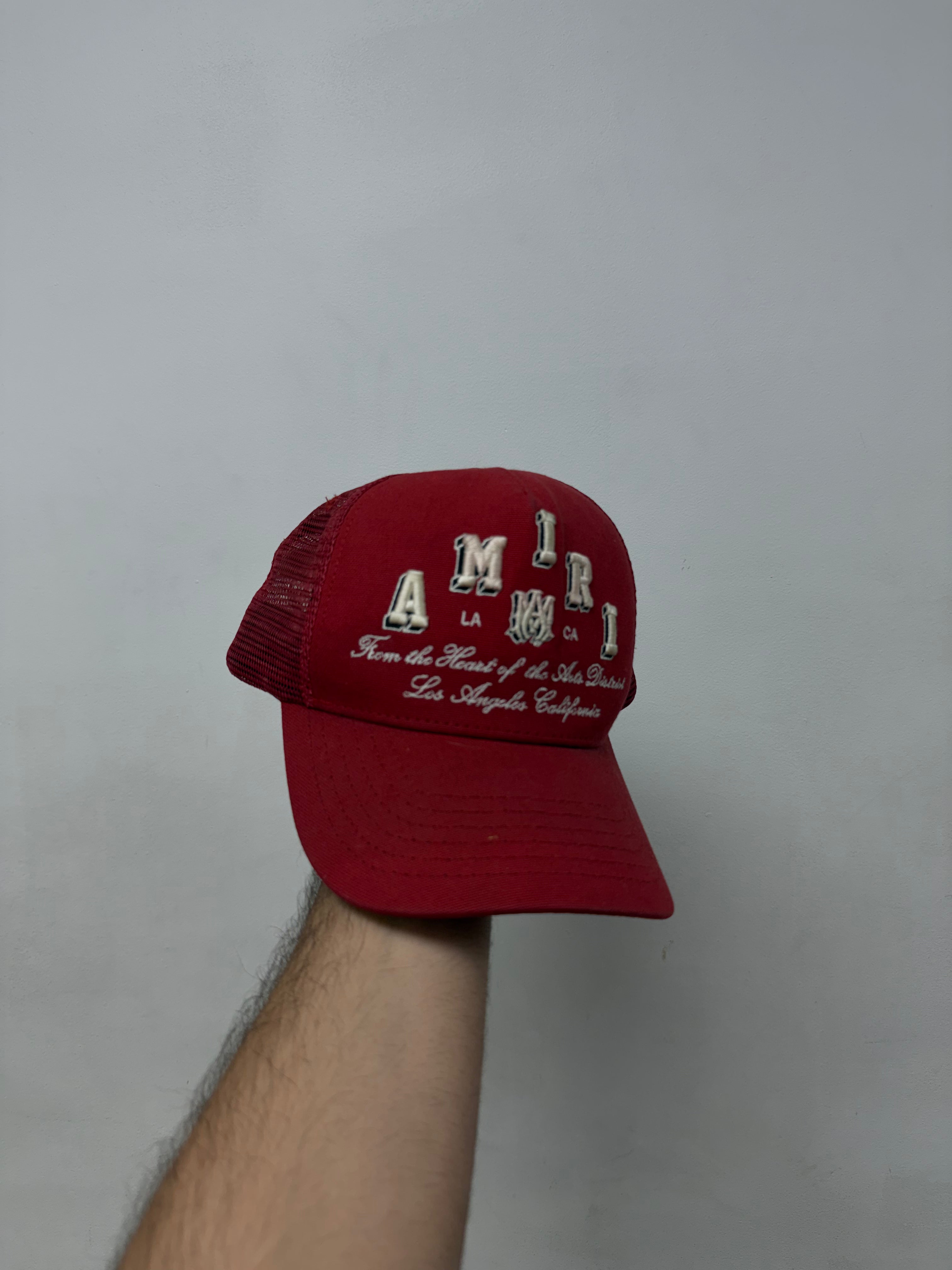 Amiri Red Varsity Hat