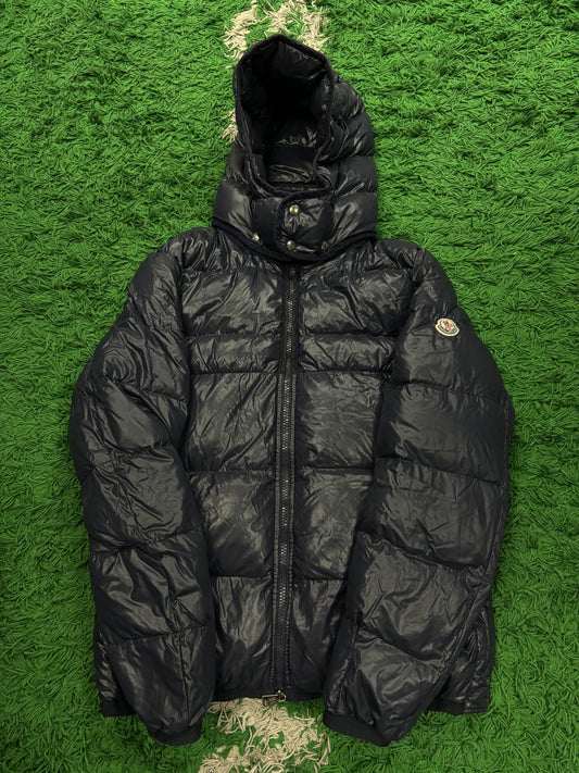 Moncler Coat Giubbotto Harry Navy Used 5 (XL)