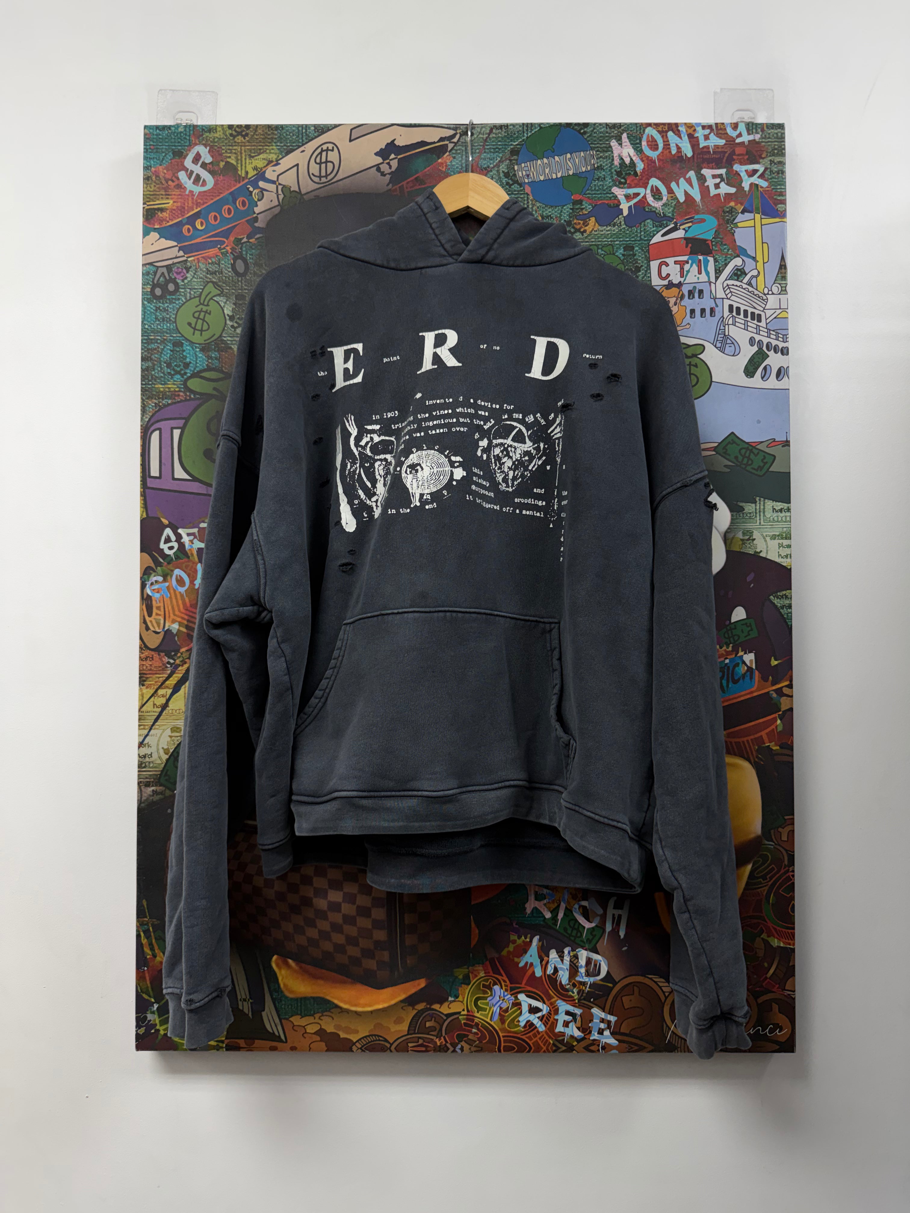 ENFANTS RICHES DÉPRIMÉS Charcoal My Role In The War Hoodie