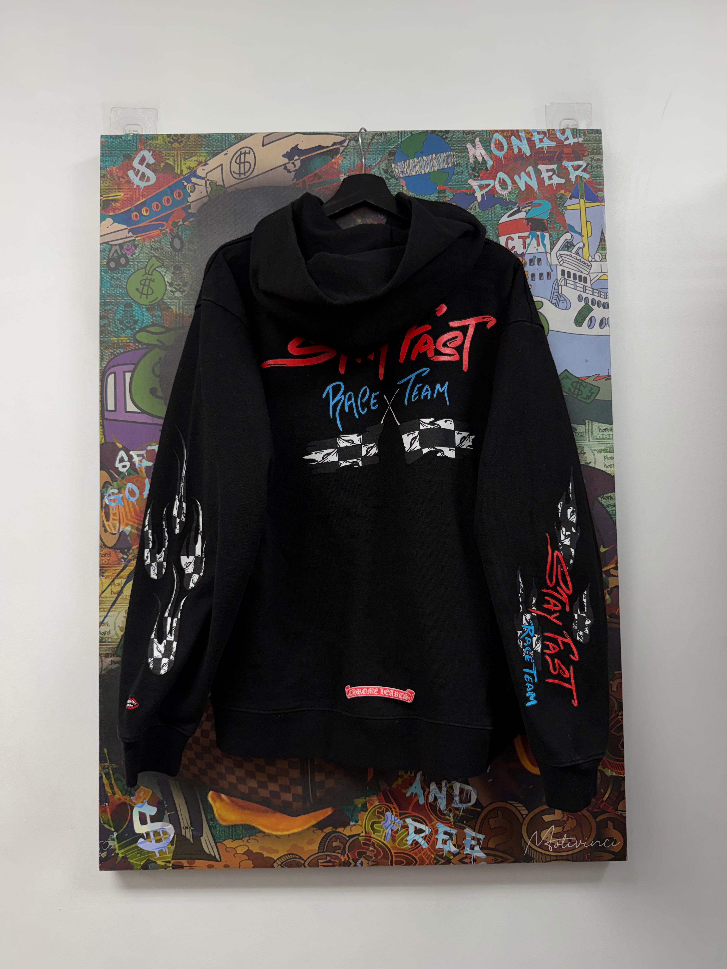 Chrome Hearts Matty Boy Black Stay Fast Hoodie