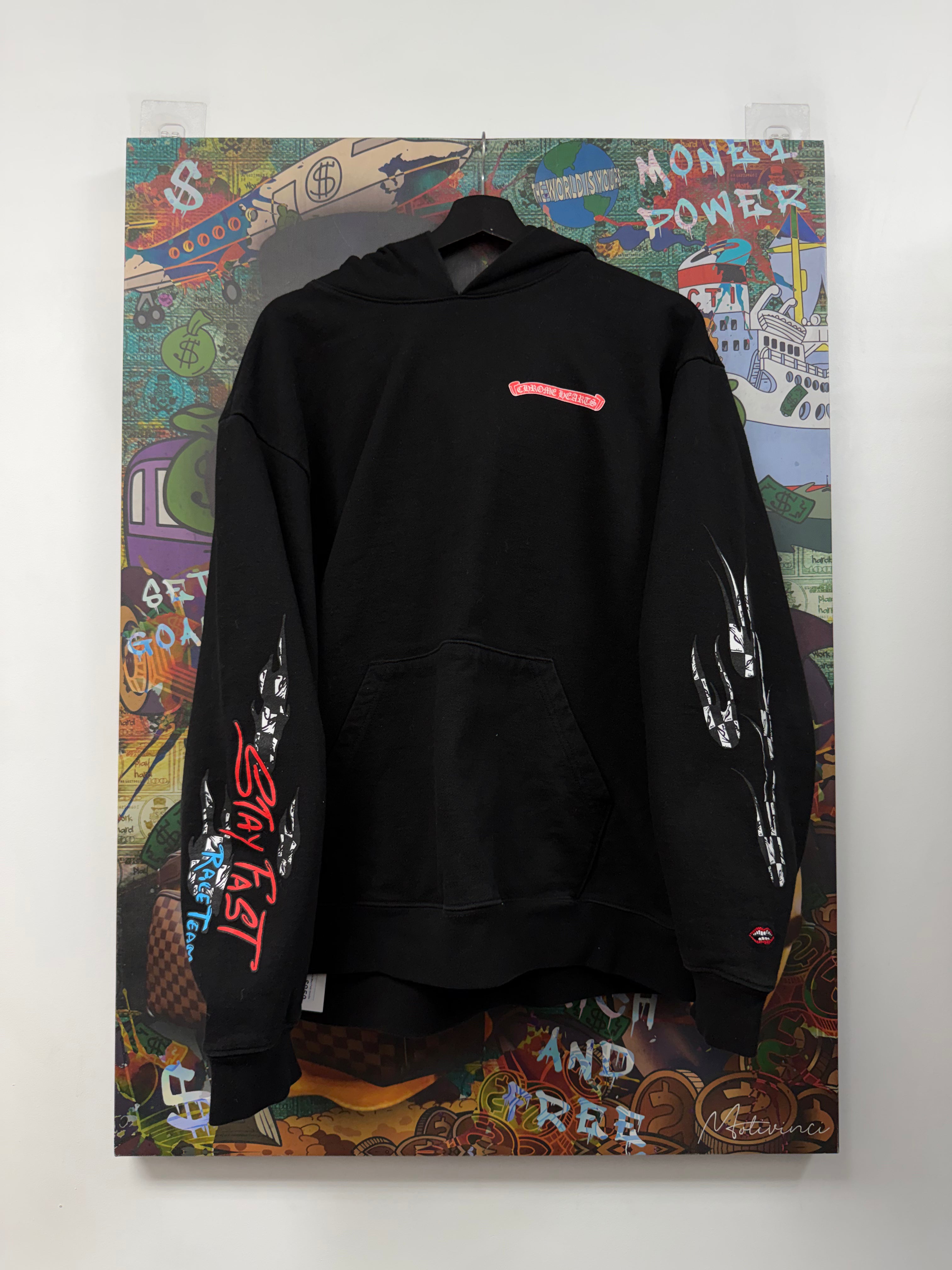 Chrome Hearts Matty Boy Black Stay Fast Hoodie