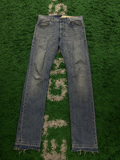 Rick Owens Detroit Jeans Light Wash Used 29