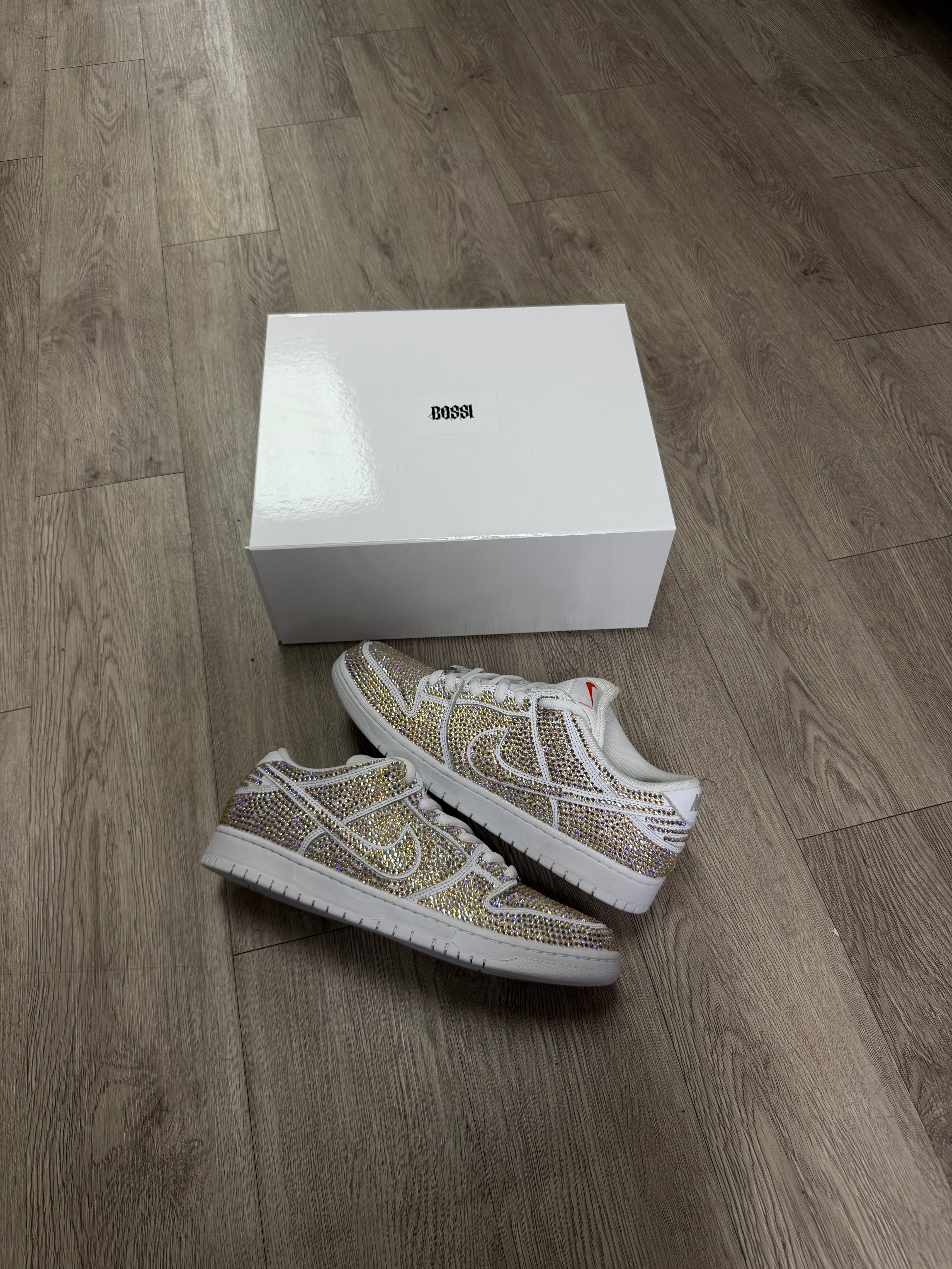 Bossi SB Dunk Low Rhinestone 1 of 1 Sneakers