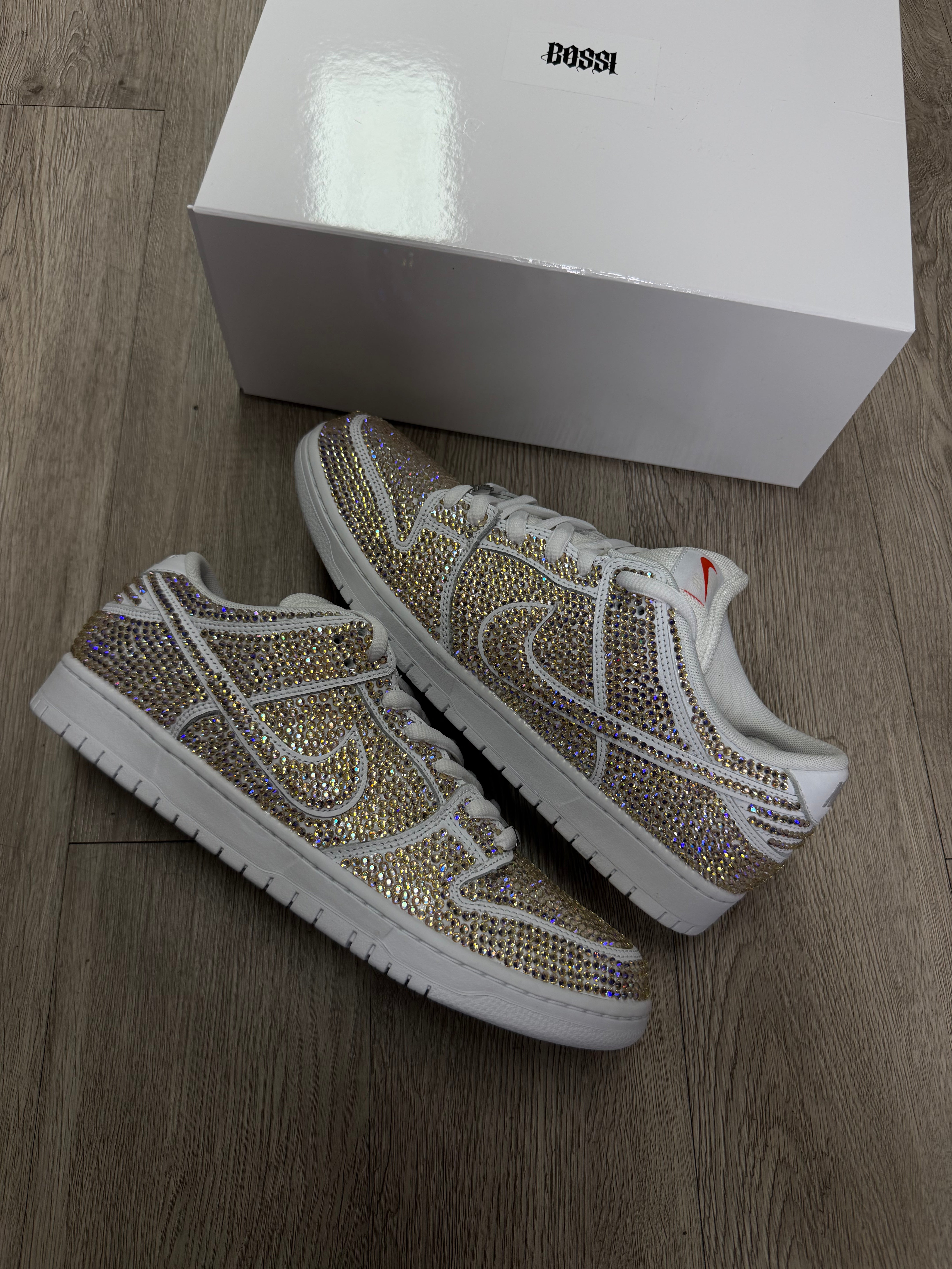 Bossi SB Dunk Low Rhinestone 1 of 1 Sneakers