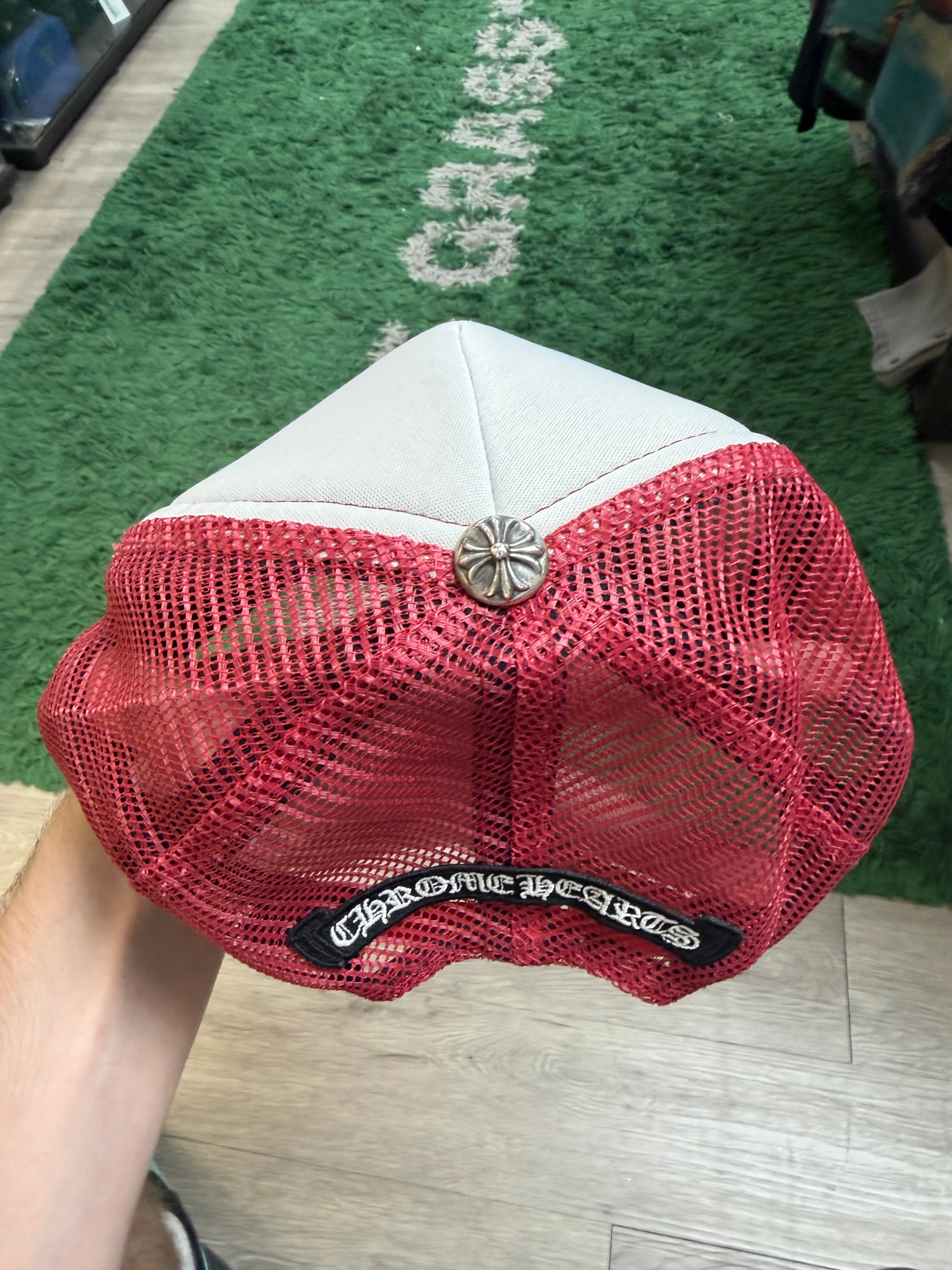 Chrome Hearts King Taco Red Trucker Cap