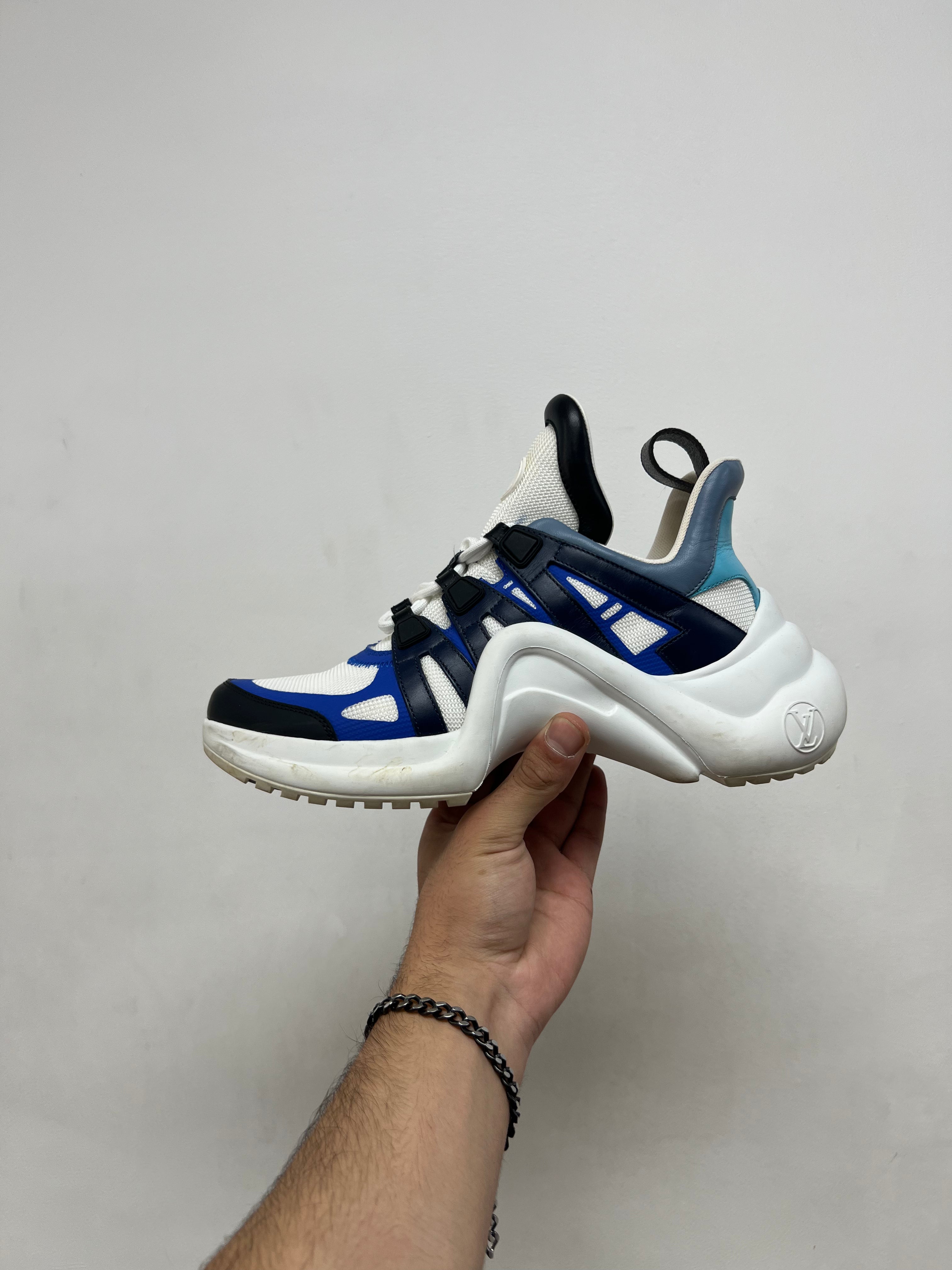 Louis Vuitton Blue White Archlight Sneakers