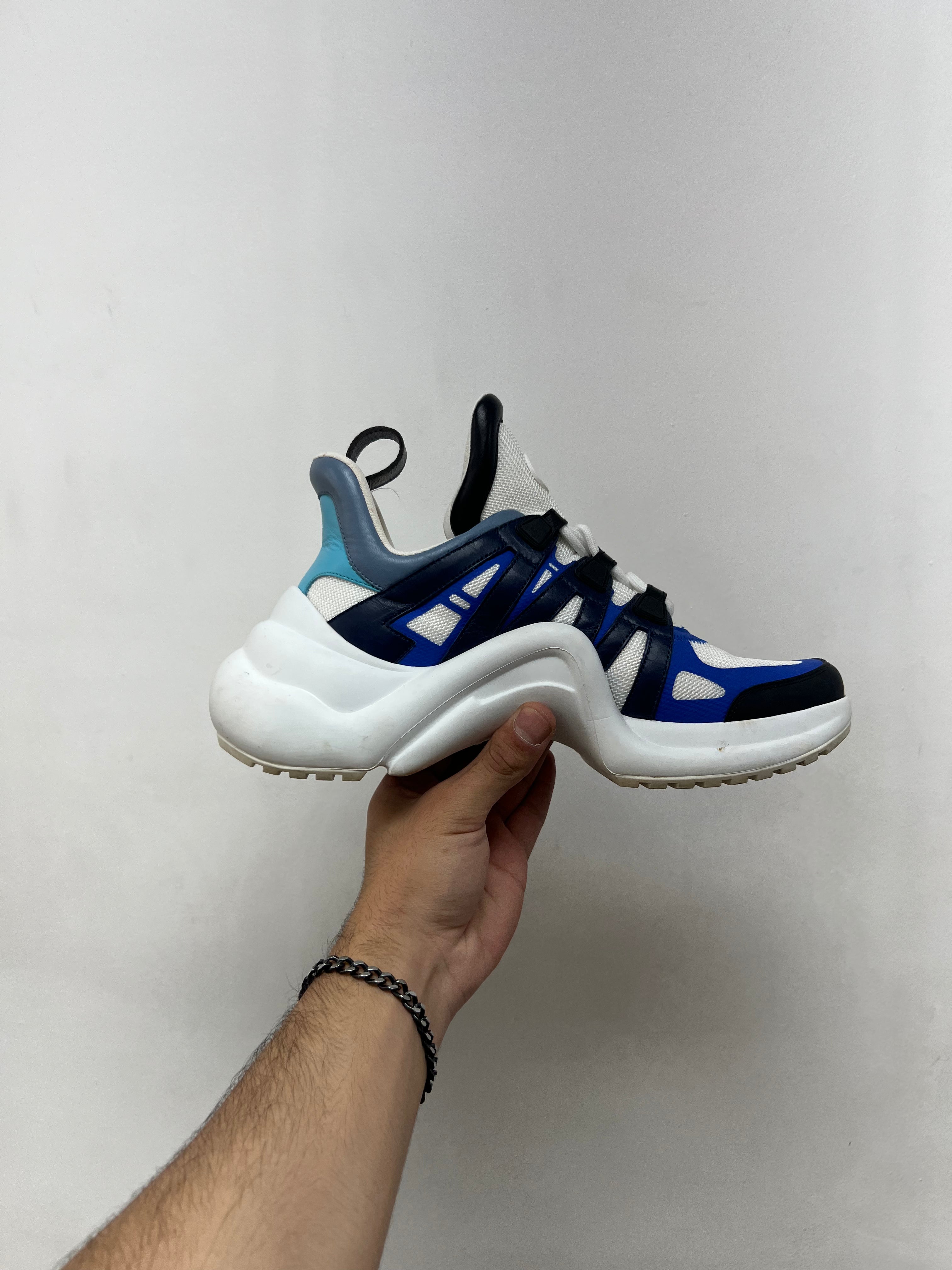Louis Vuitton Blue White Archlight Sneakers