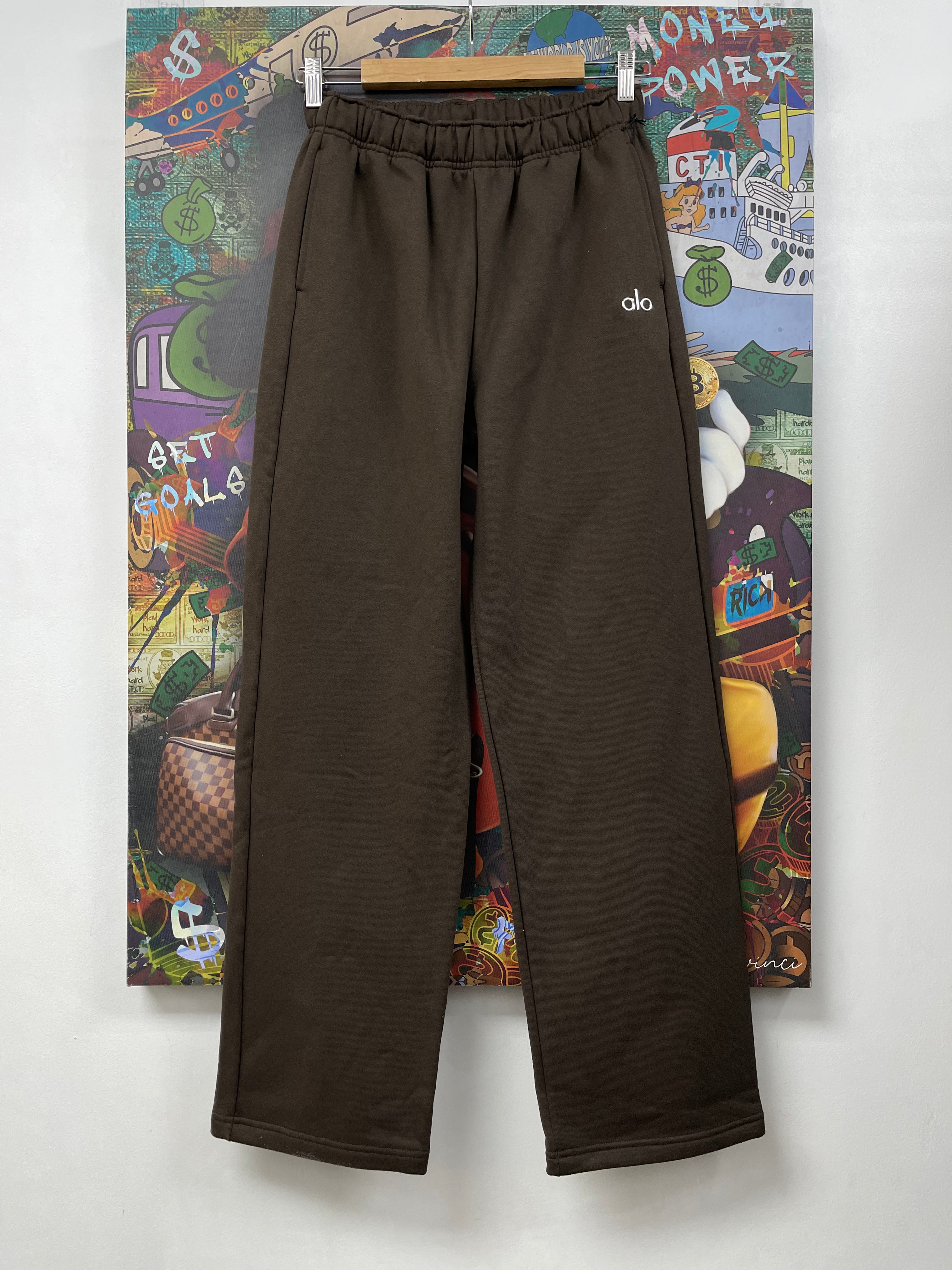 ALO Brown Accolade Sweatpants