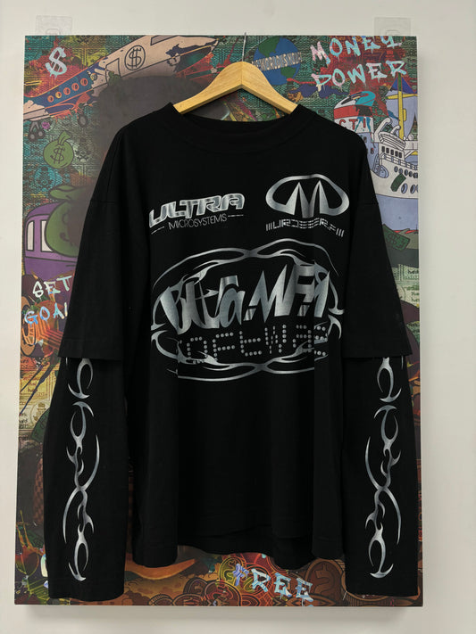 Murder.FM LS Tee Black Chrome size:XXL Used