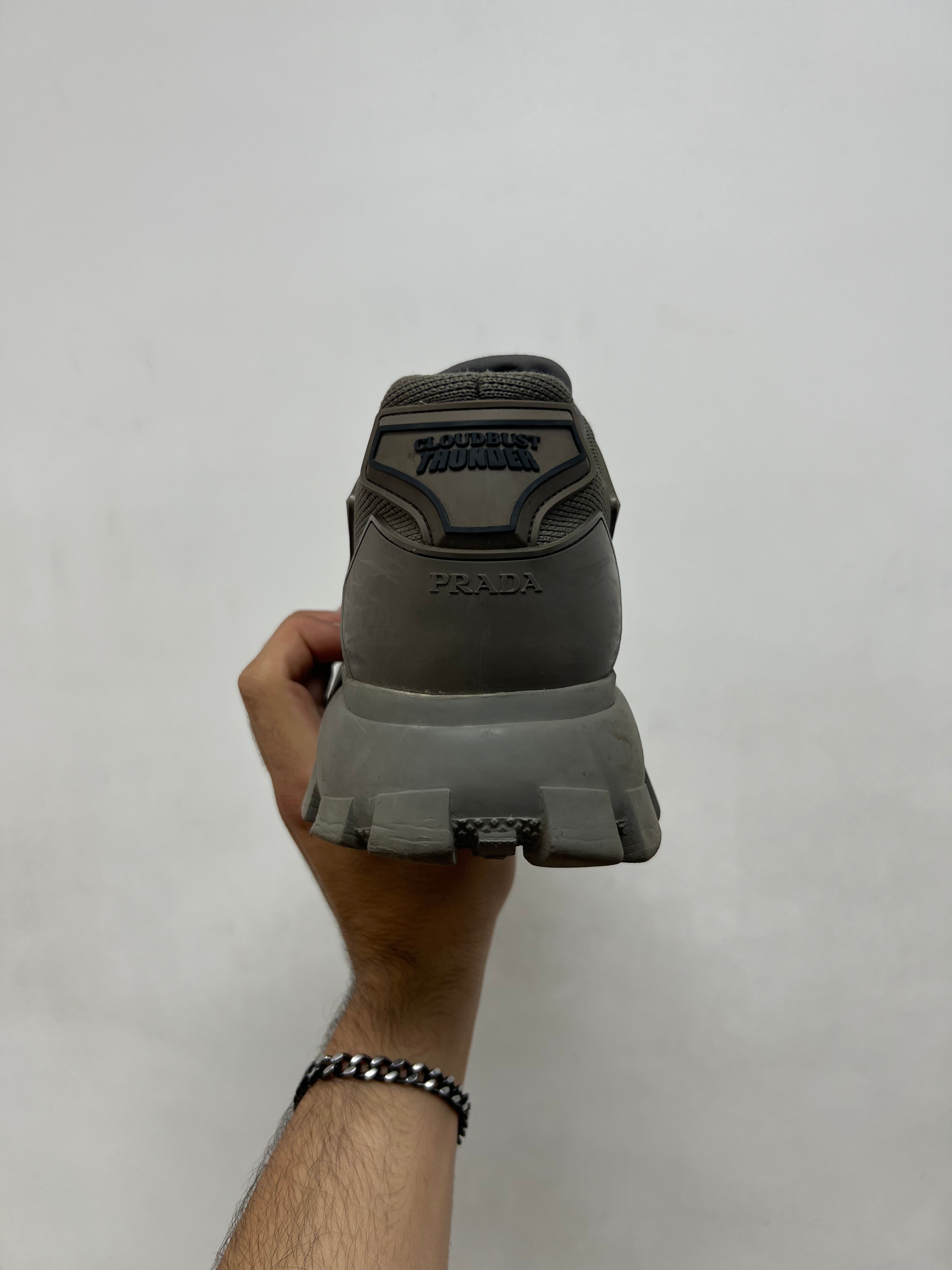 Prada Olive Cloudbust Sneakers