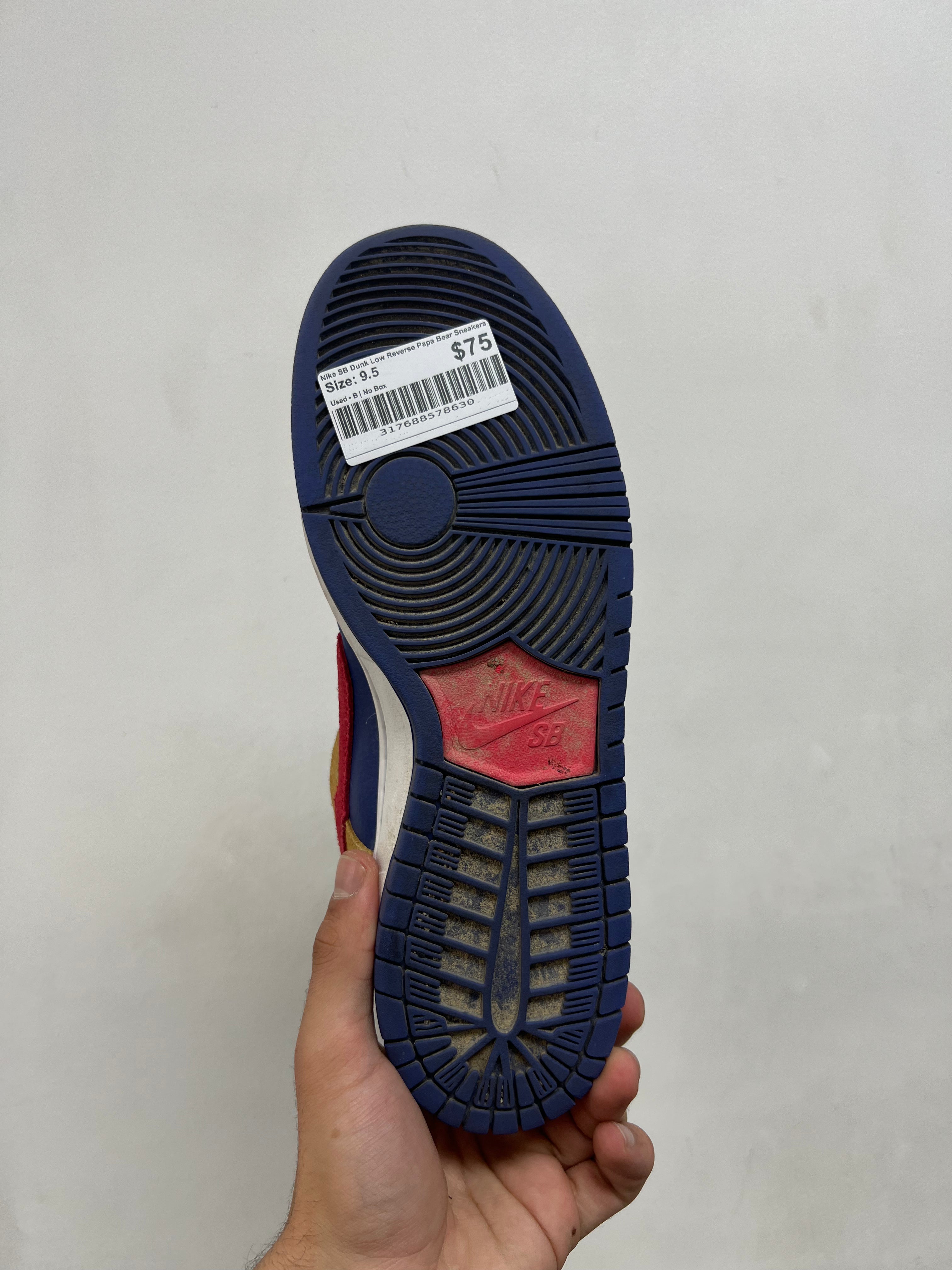 Nike SB Dunk Low Reverse Papa Bear Sneakers