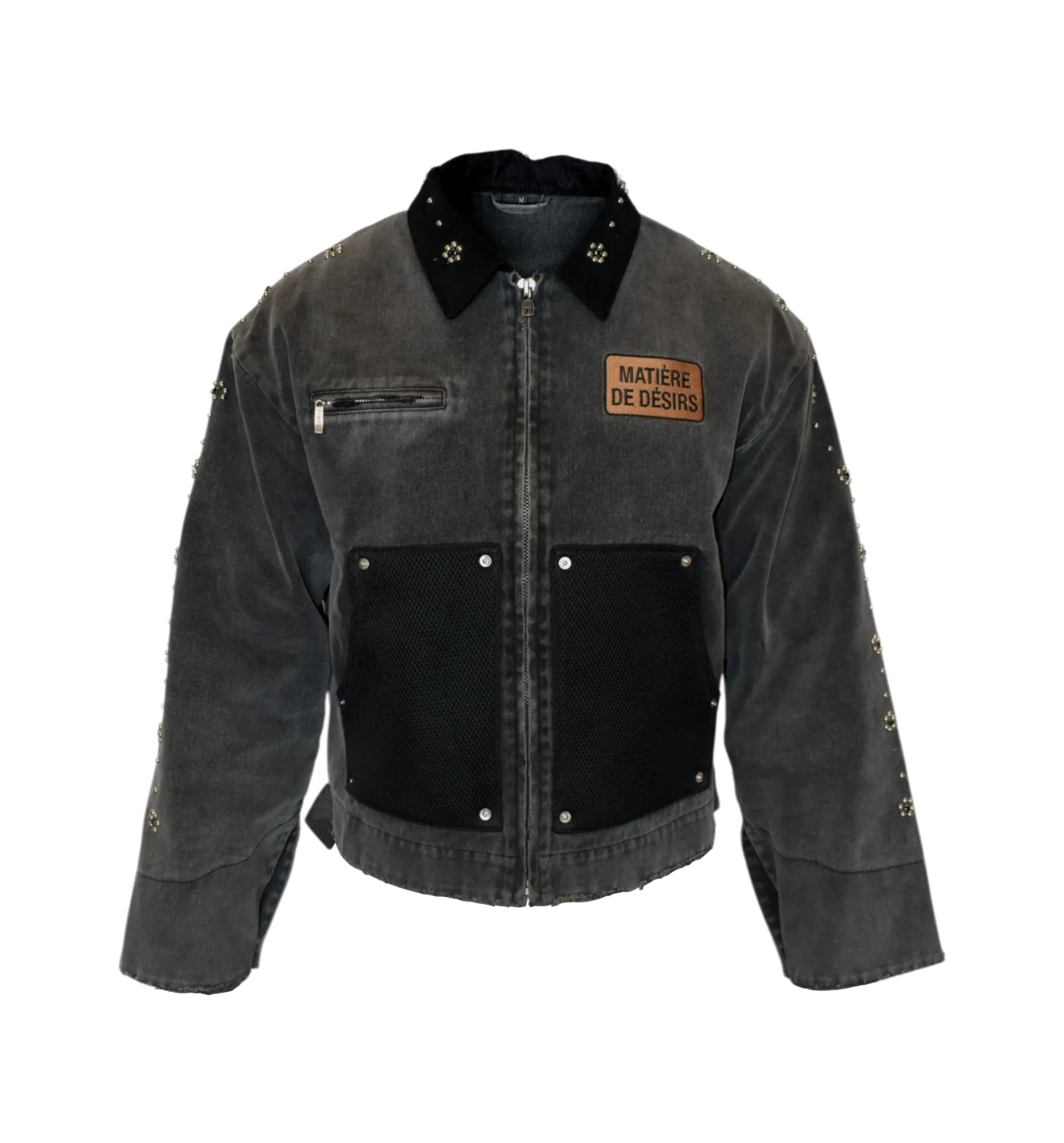 Matiere de Desirs Studded Black Work Jacket