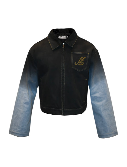 Matiere de Desires "Ombré" Blue Denim Jacket