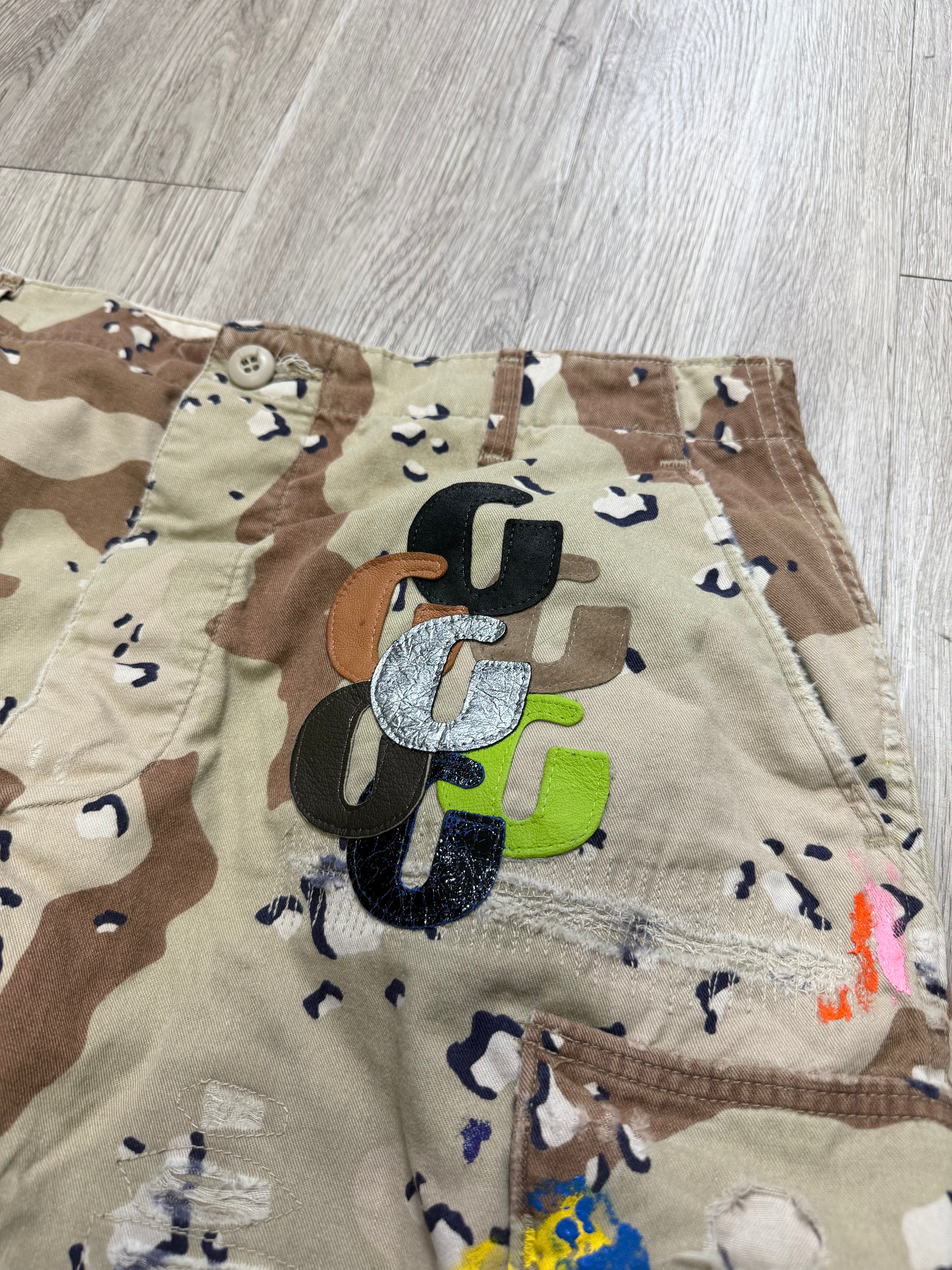 Gallery Dept Duck Camo G Patch Shorts