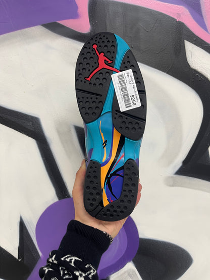 Jordan 8 Aqua Sneakers