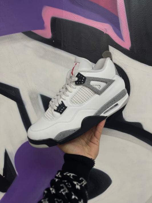 Jordan 4 White Cement Sneakers
