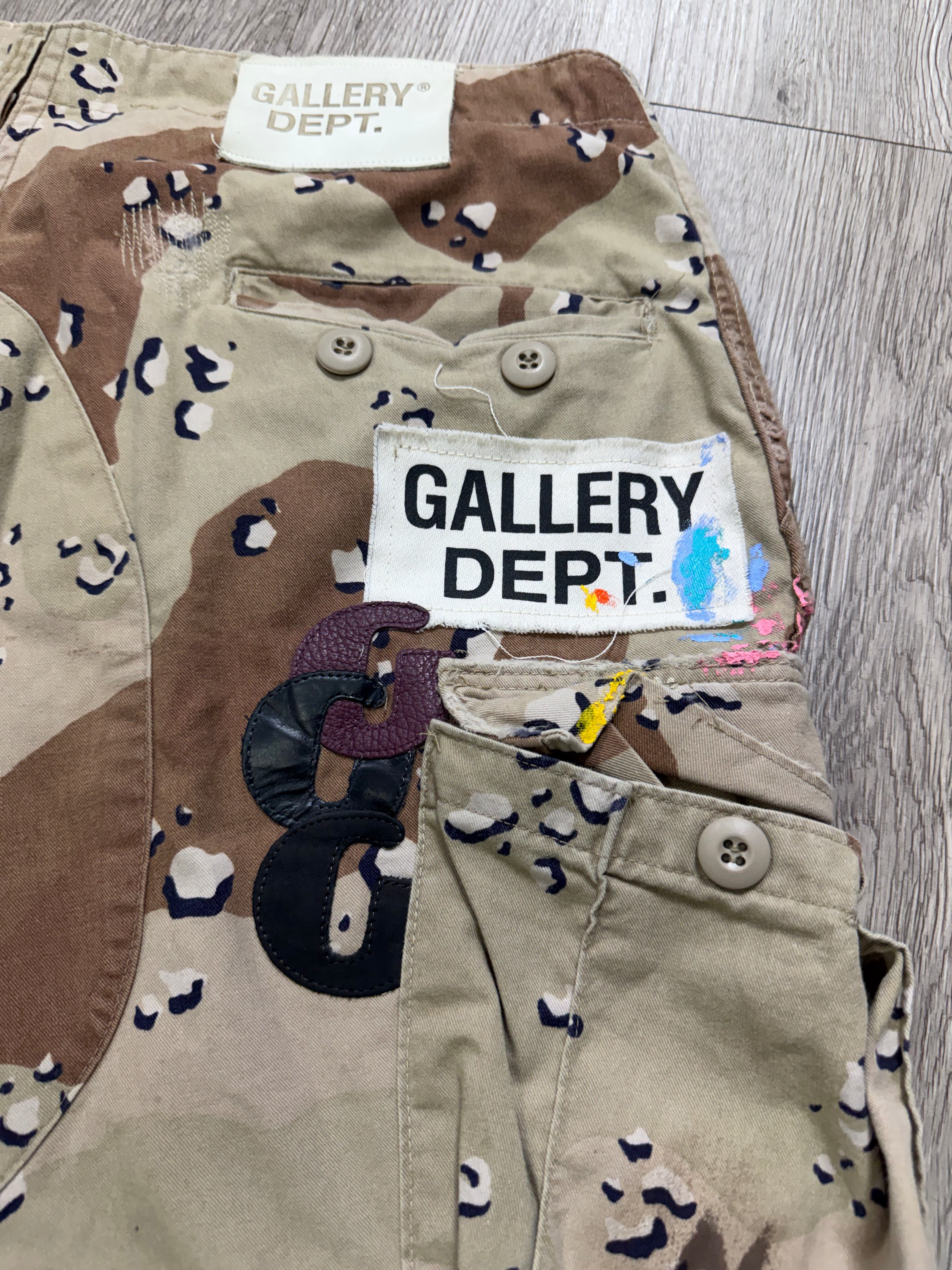 Gallery Dept Duck Camo G Patch Shorts