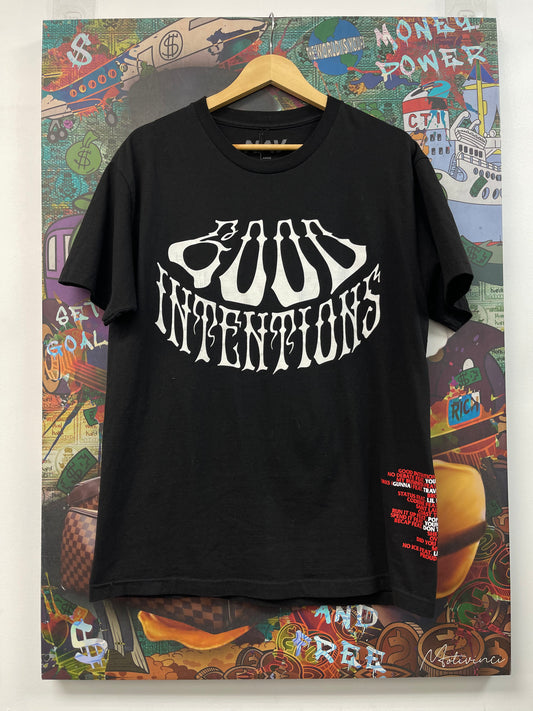 Vlone Black NAV Good Intentions Tee