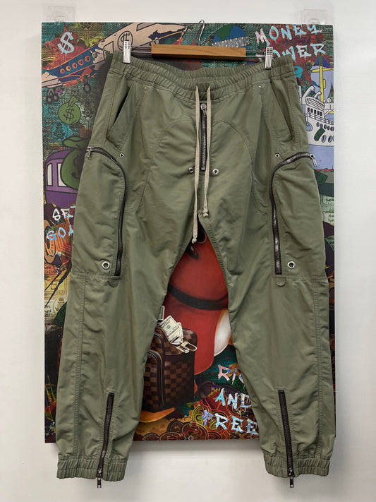 Rick Owens Olive Bauhaus Cargo Pants