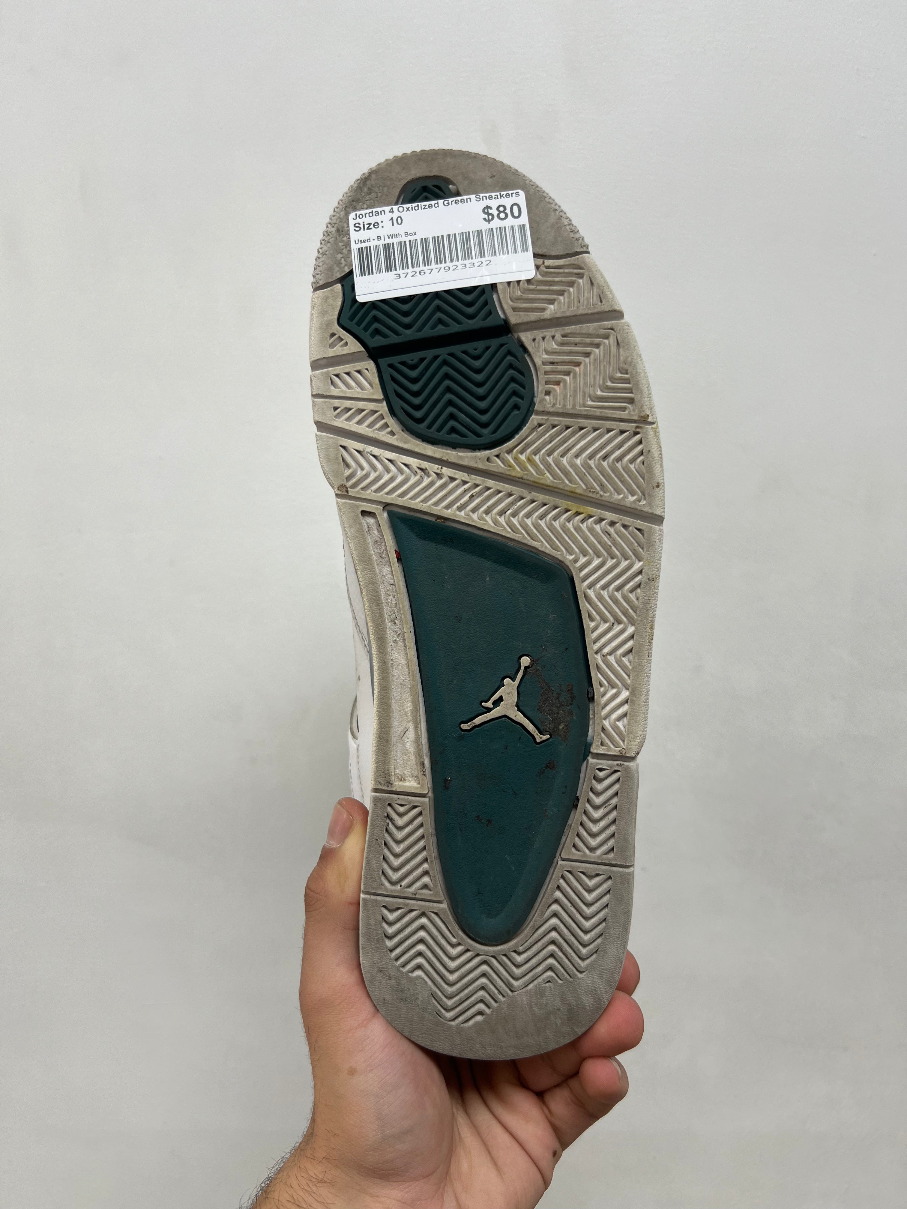 Jordan 4 Oxidized Green Sneakers