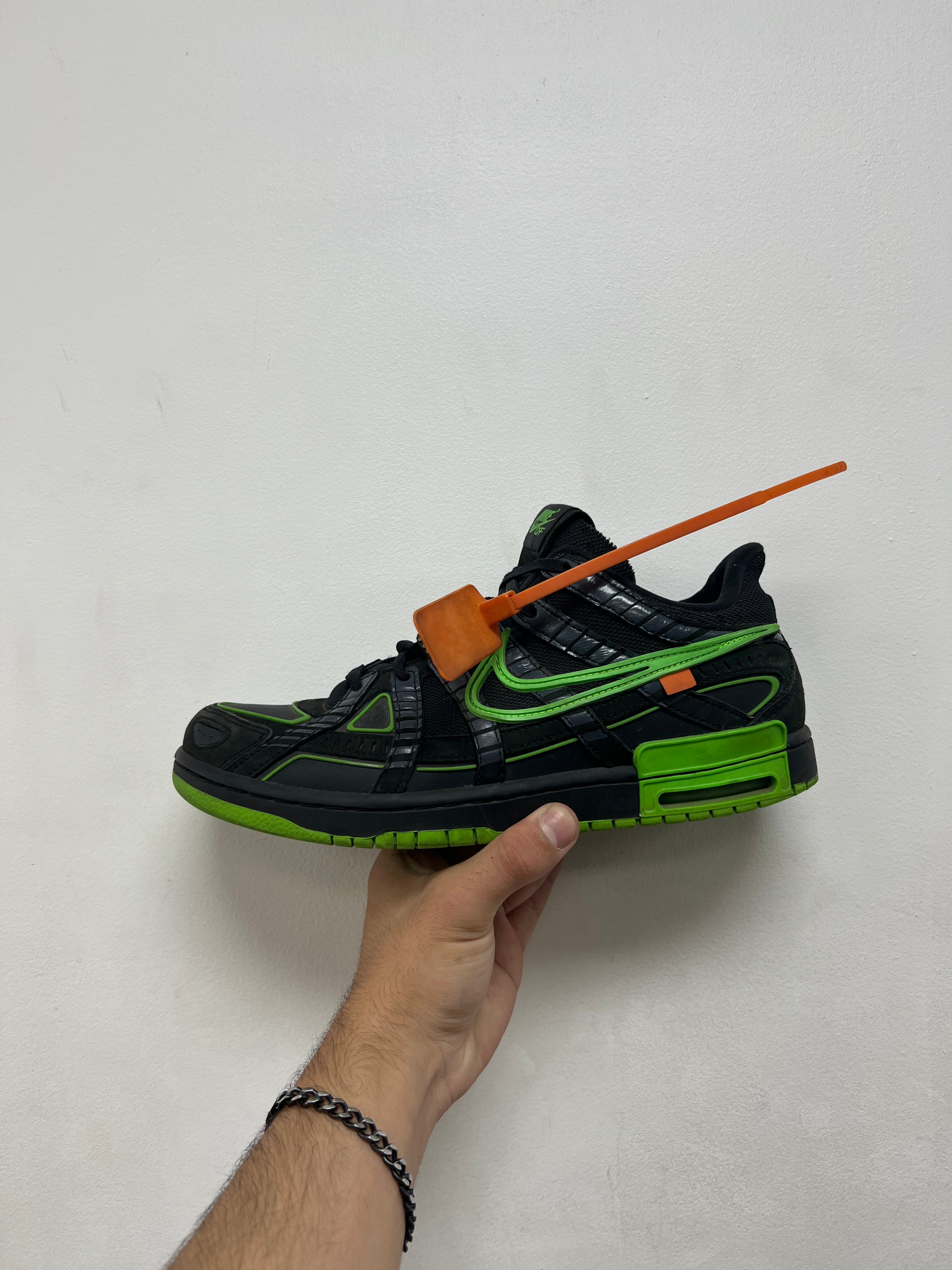 Nike Off White Black Rubber Dunk Sneakers