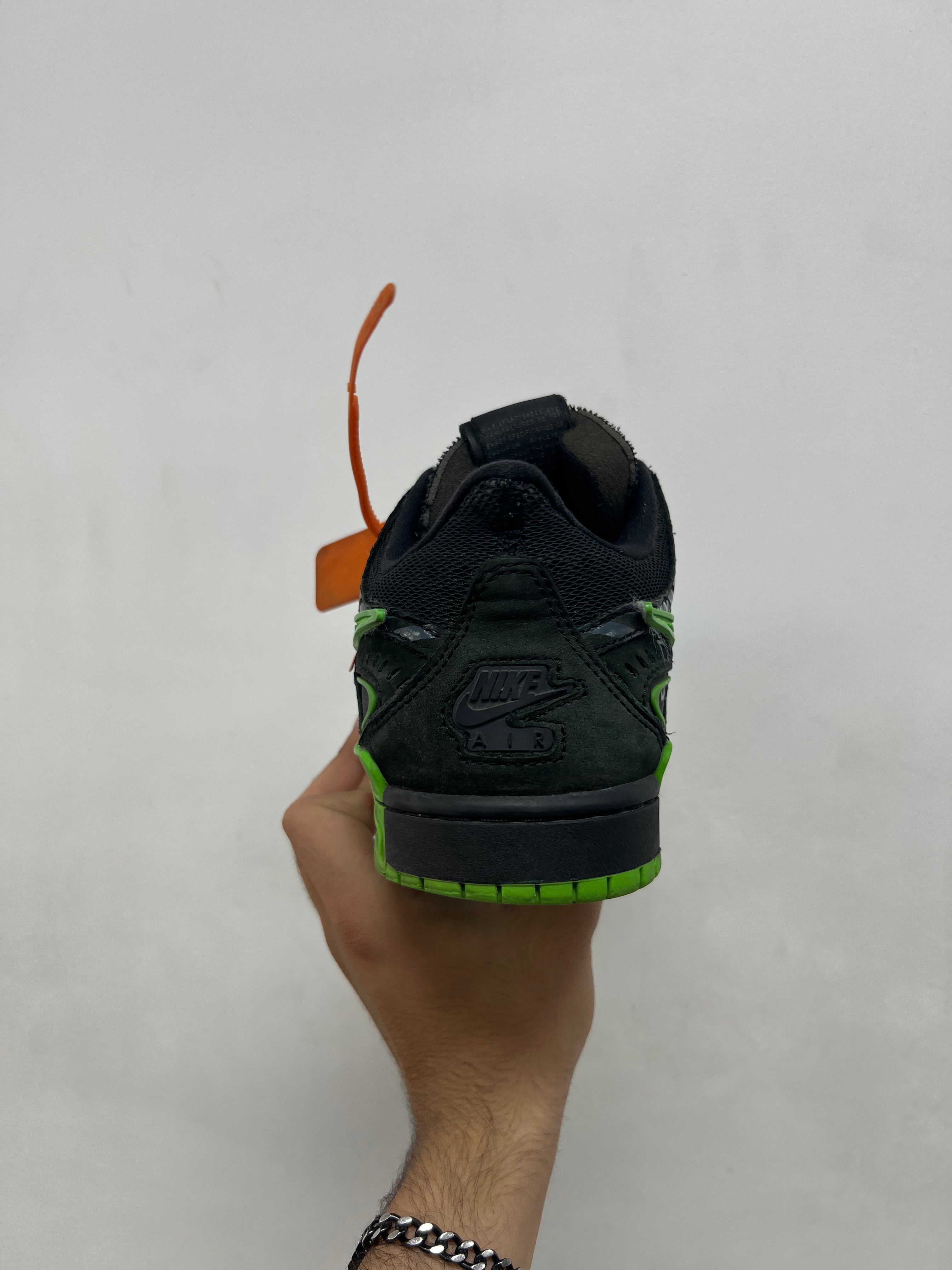 Nike Off White Black Rubber Dunk Sneakers