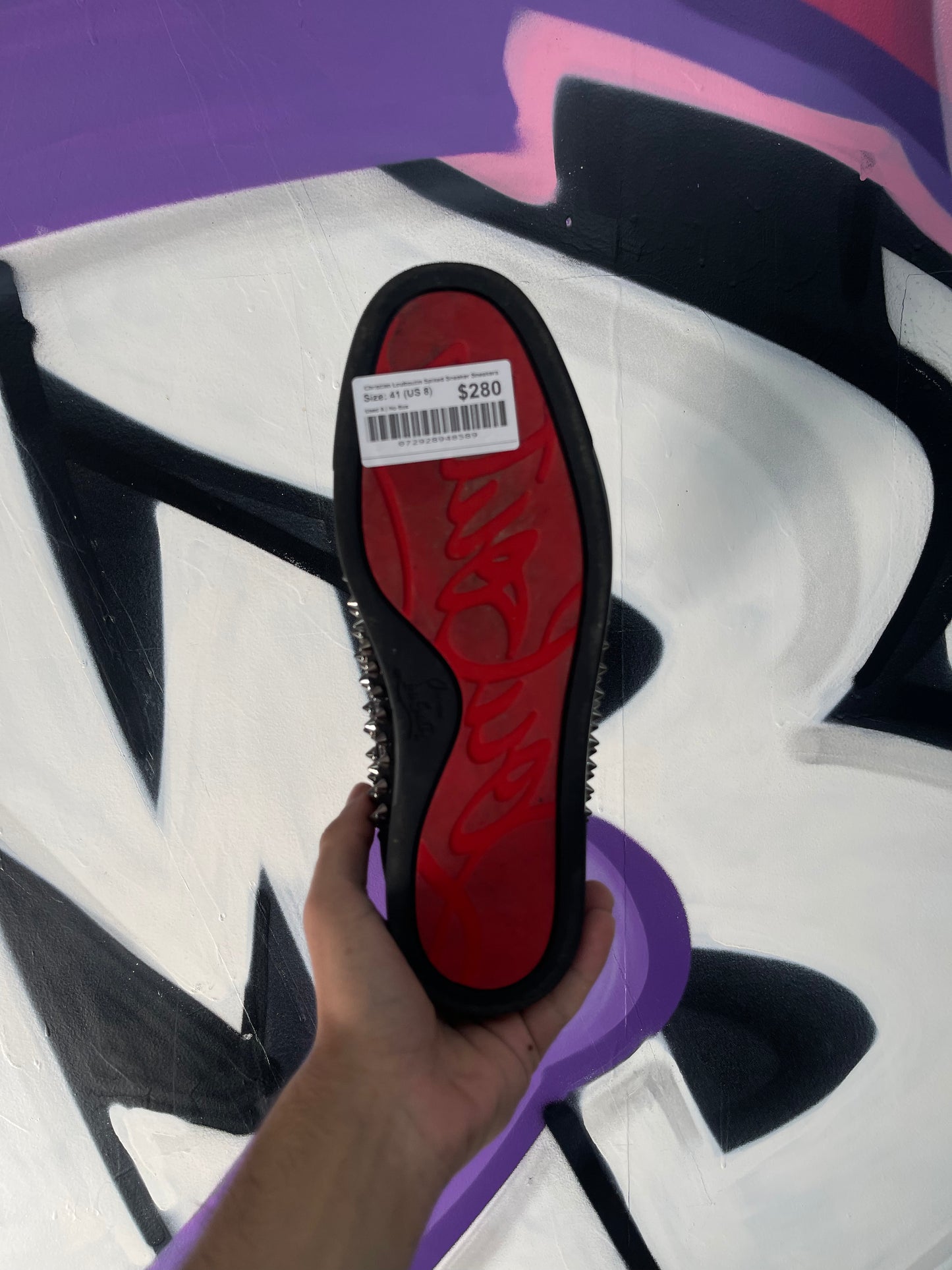 Christian Louboutin Spiked Sneaker Sneakers