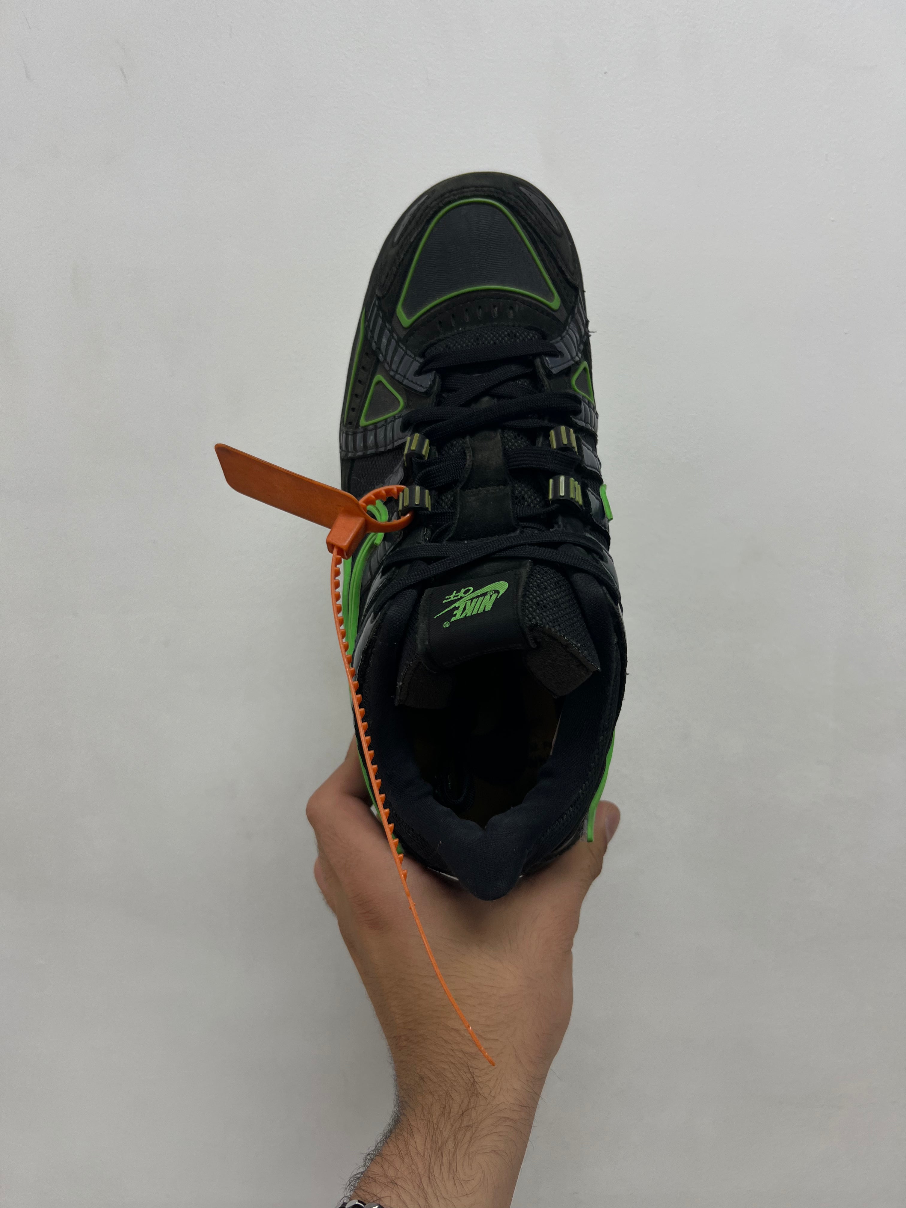 Nike Off White Black Rubber Dunk Sneakers