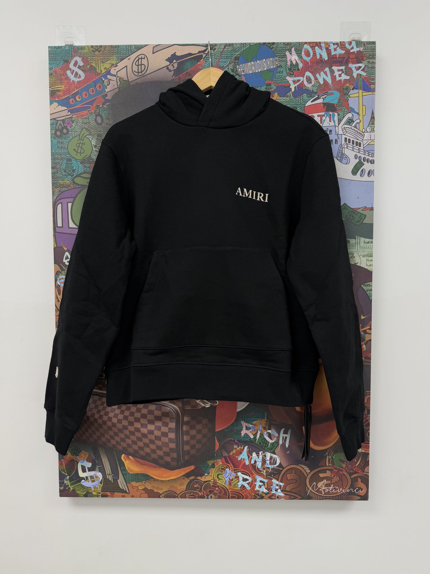 Amiri Puff Logo Hoodie New