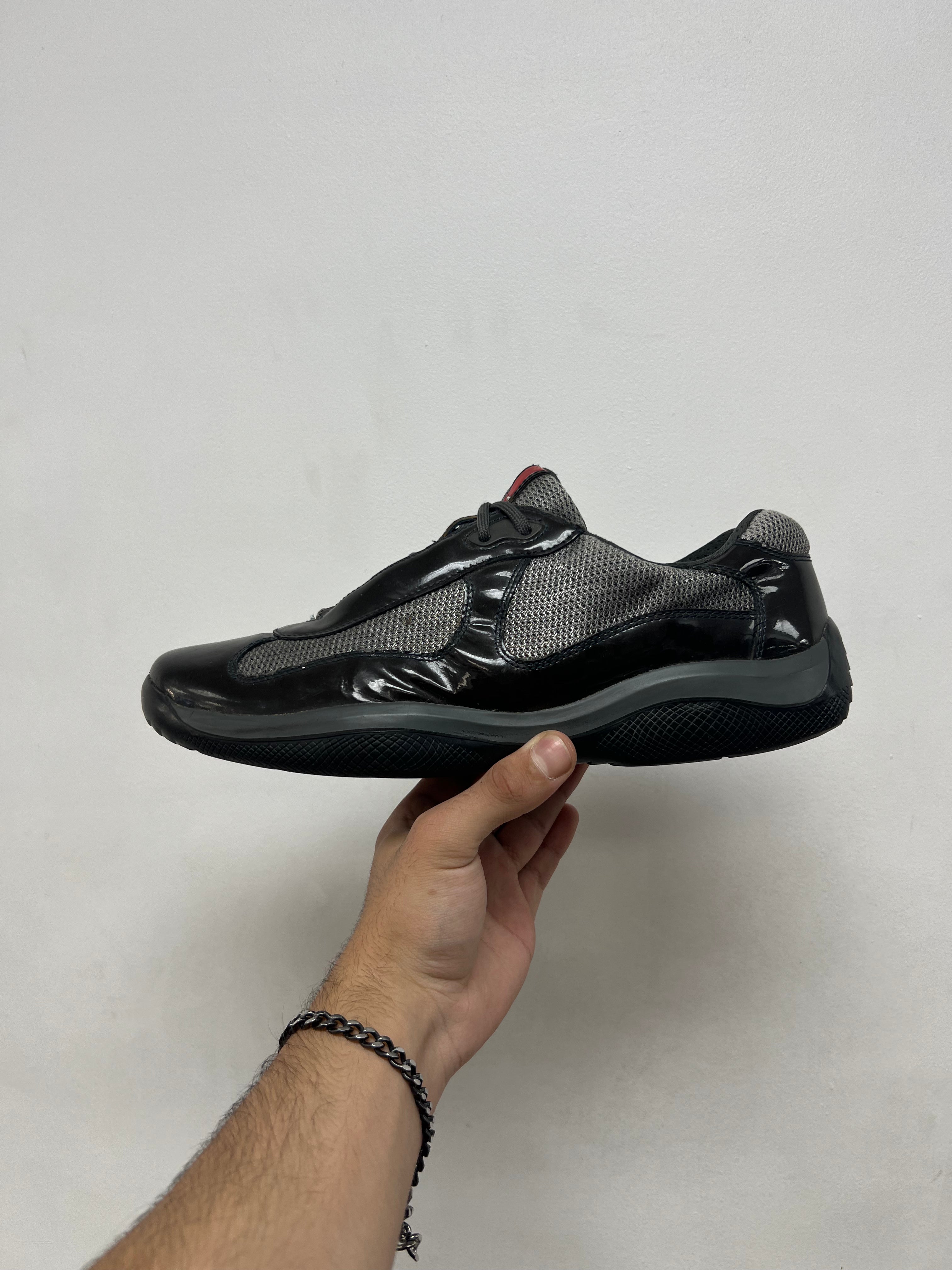 Prada Black Vintage Cups Sneakers