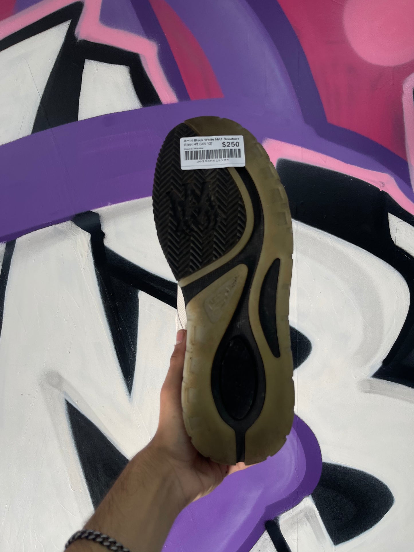 Amiri Black White MA1 Sneakers