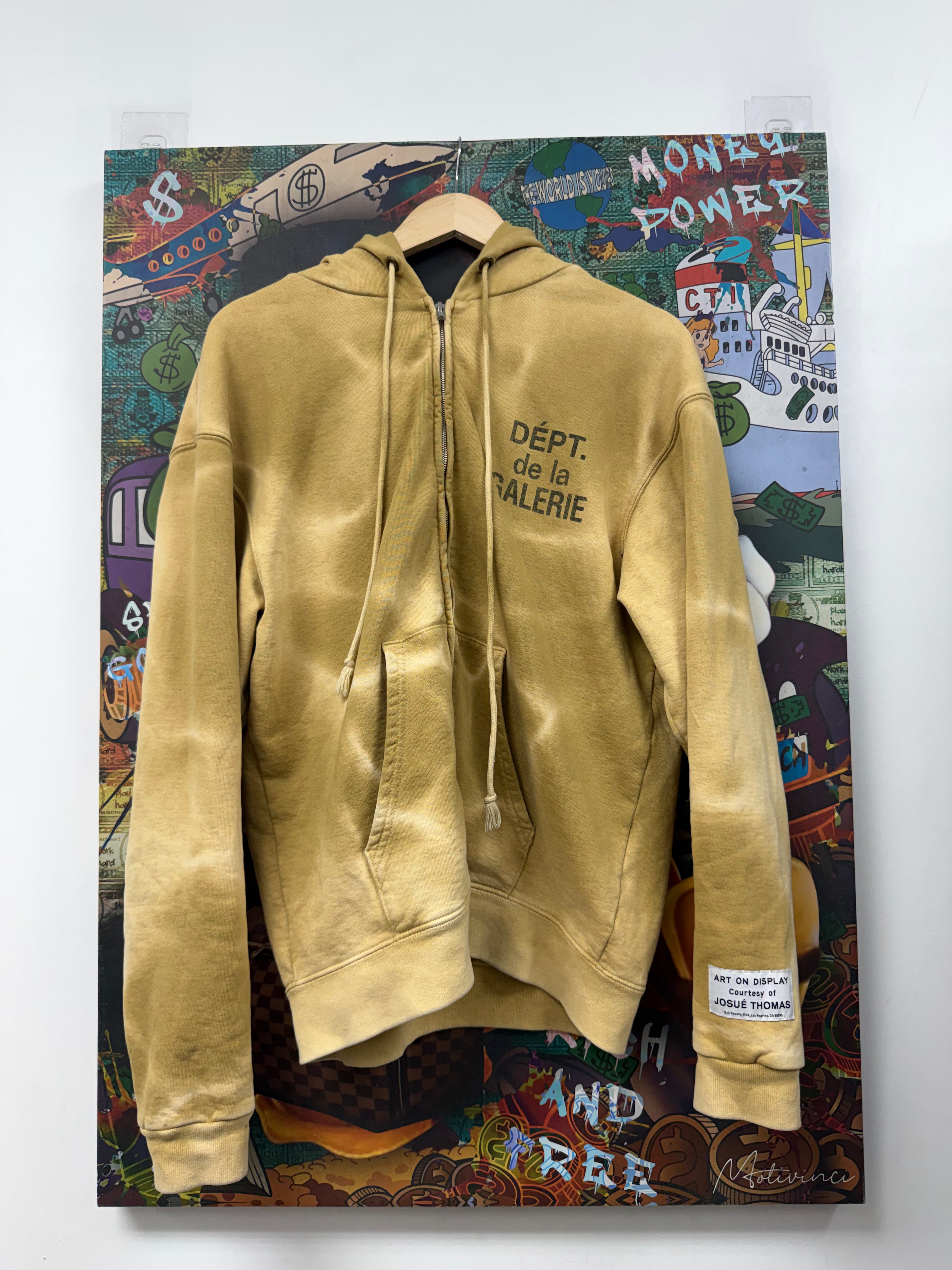 Gallery Dept Sun Faded Tan Zip Up