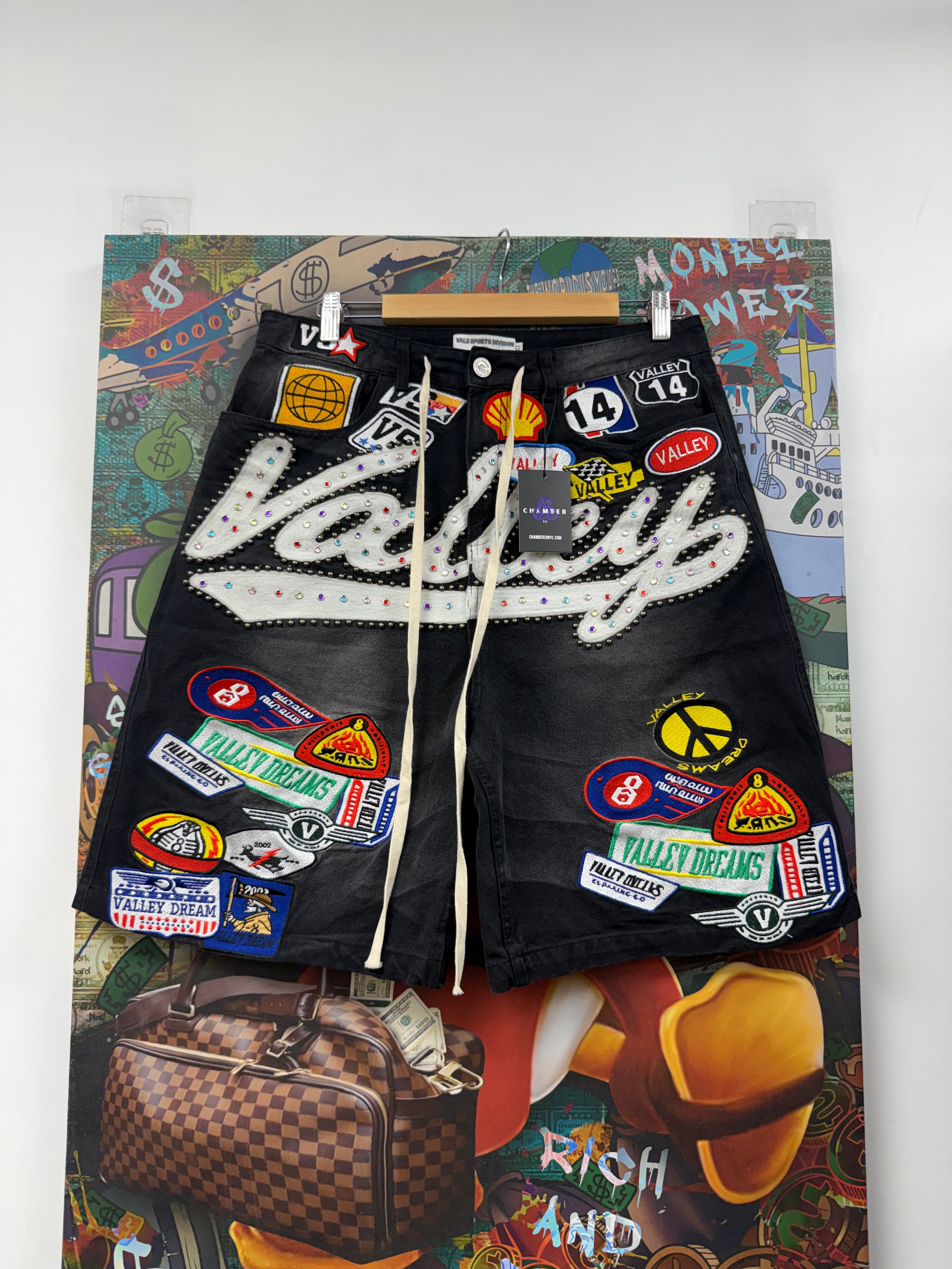Vale Black 1980's Shorts