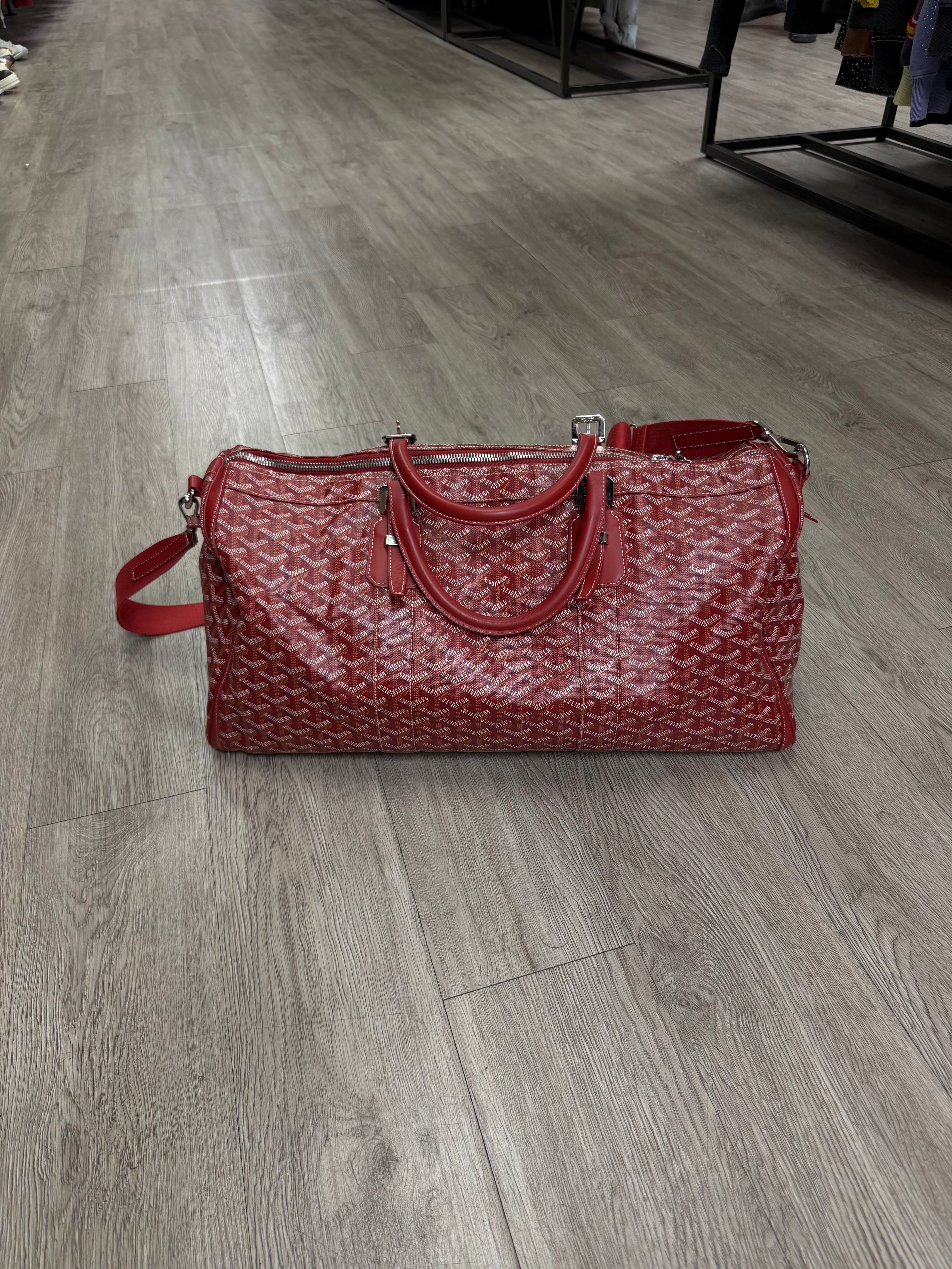 Goyard Crolisiere 50 Red Bag