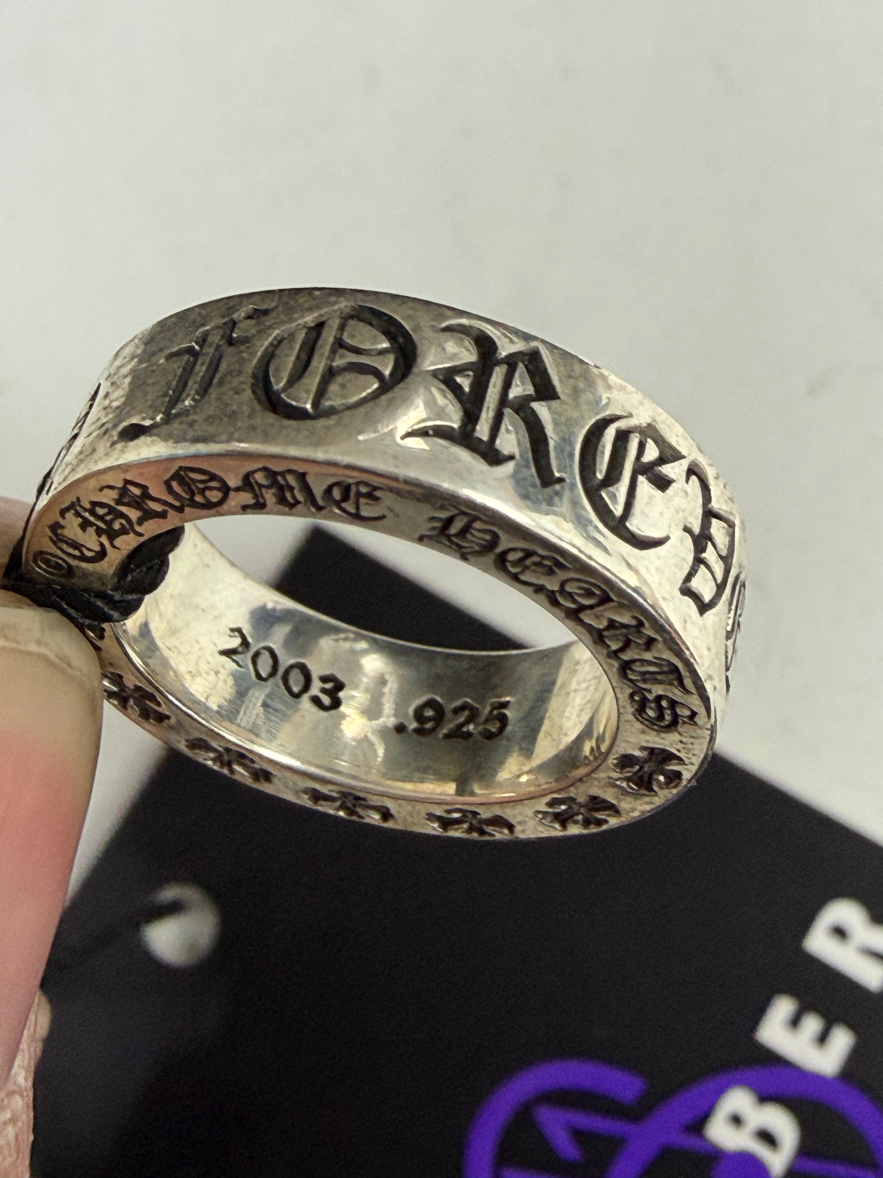 Chrome Hearts FOREVER Spacer Ring  New