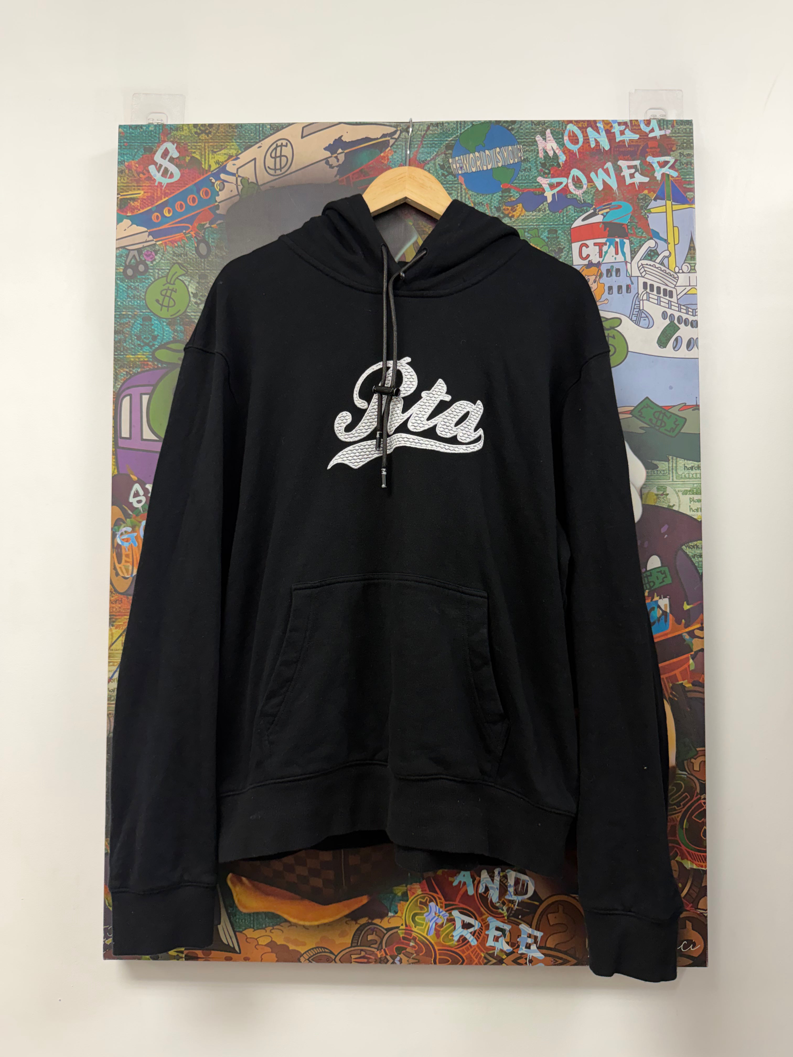 RTA Black Classic Hoodie