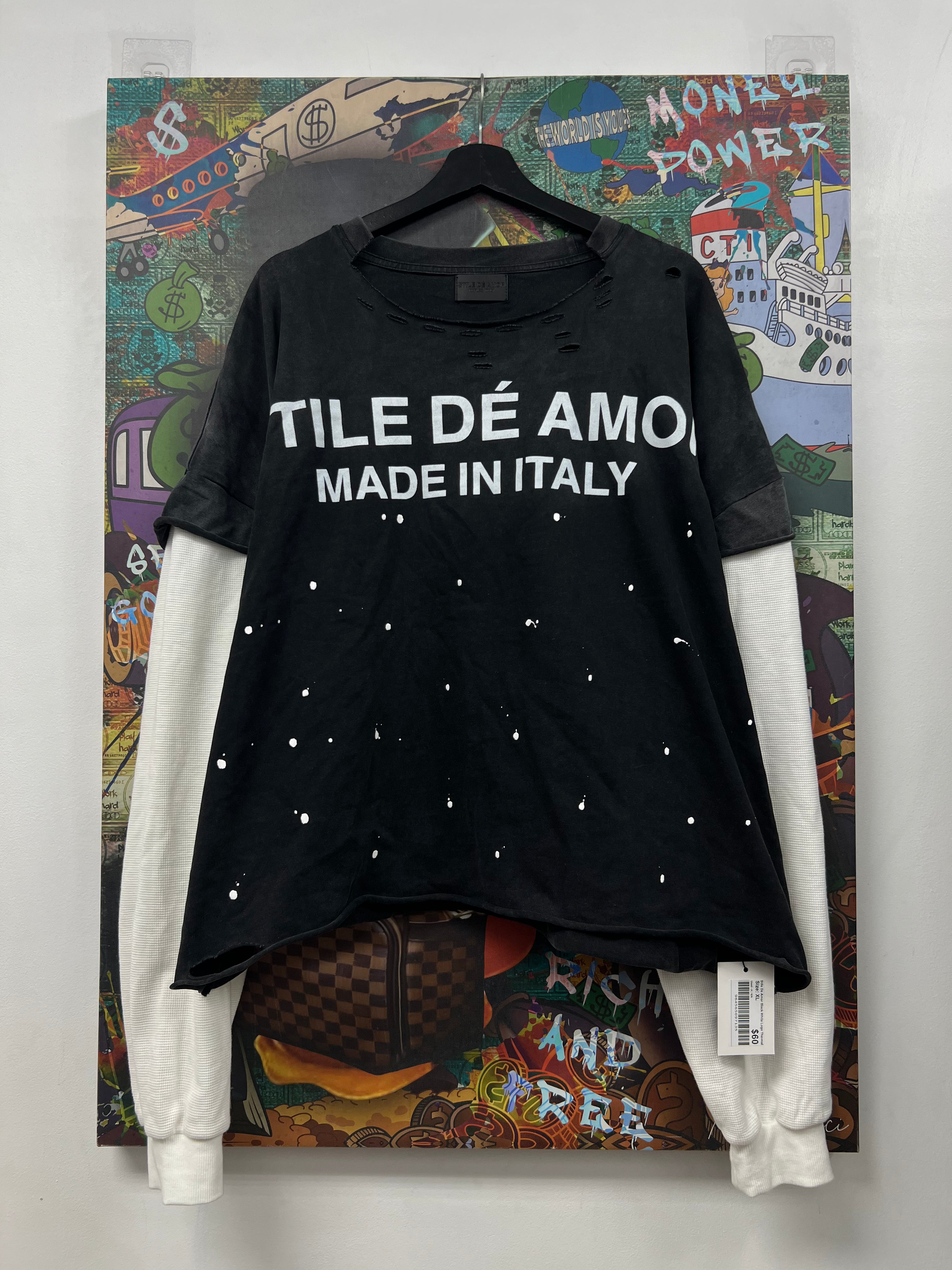 Stile De Amor Black White Logo Thermal