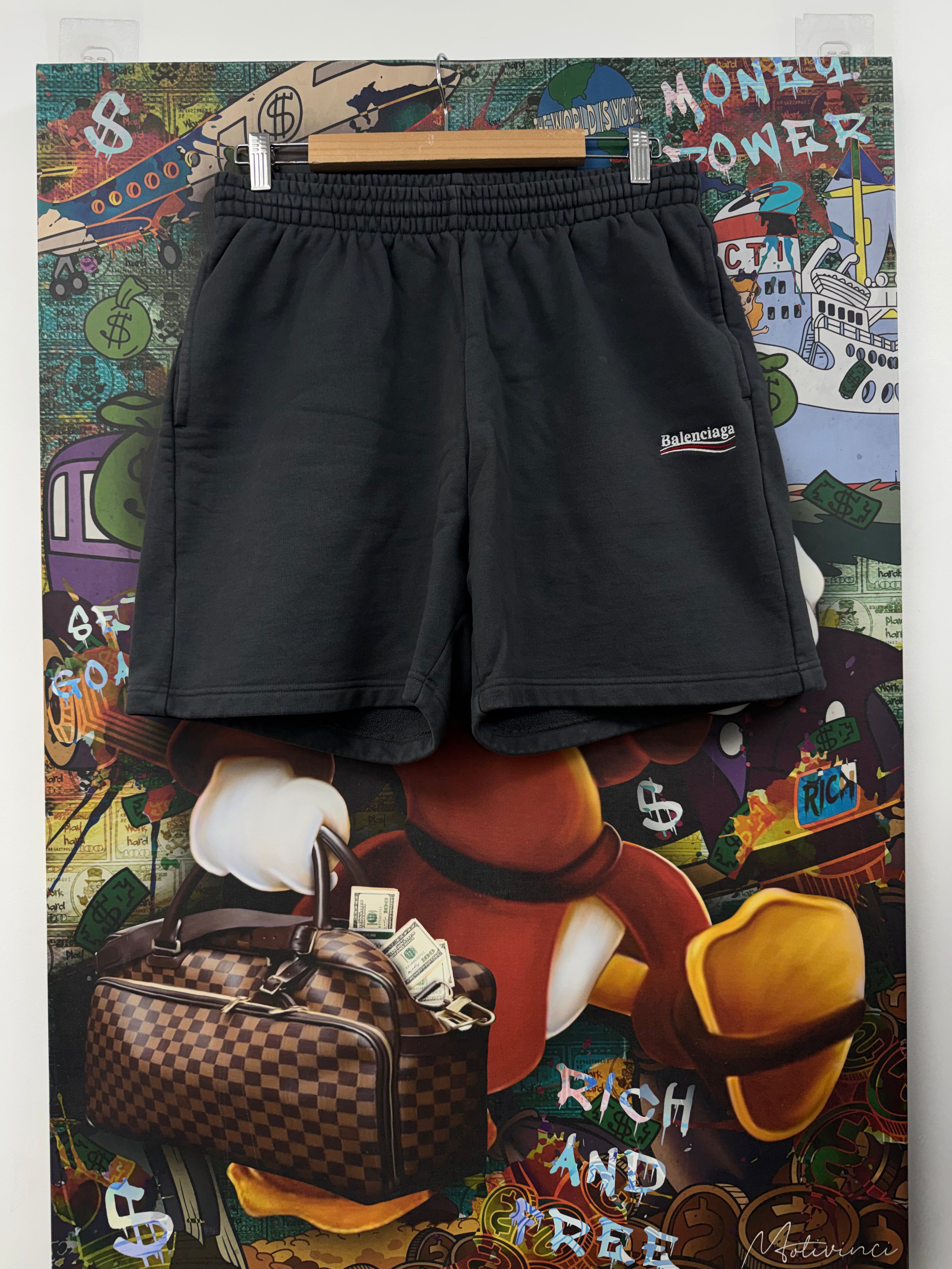 Balenciaga Grey Campaign Shorts