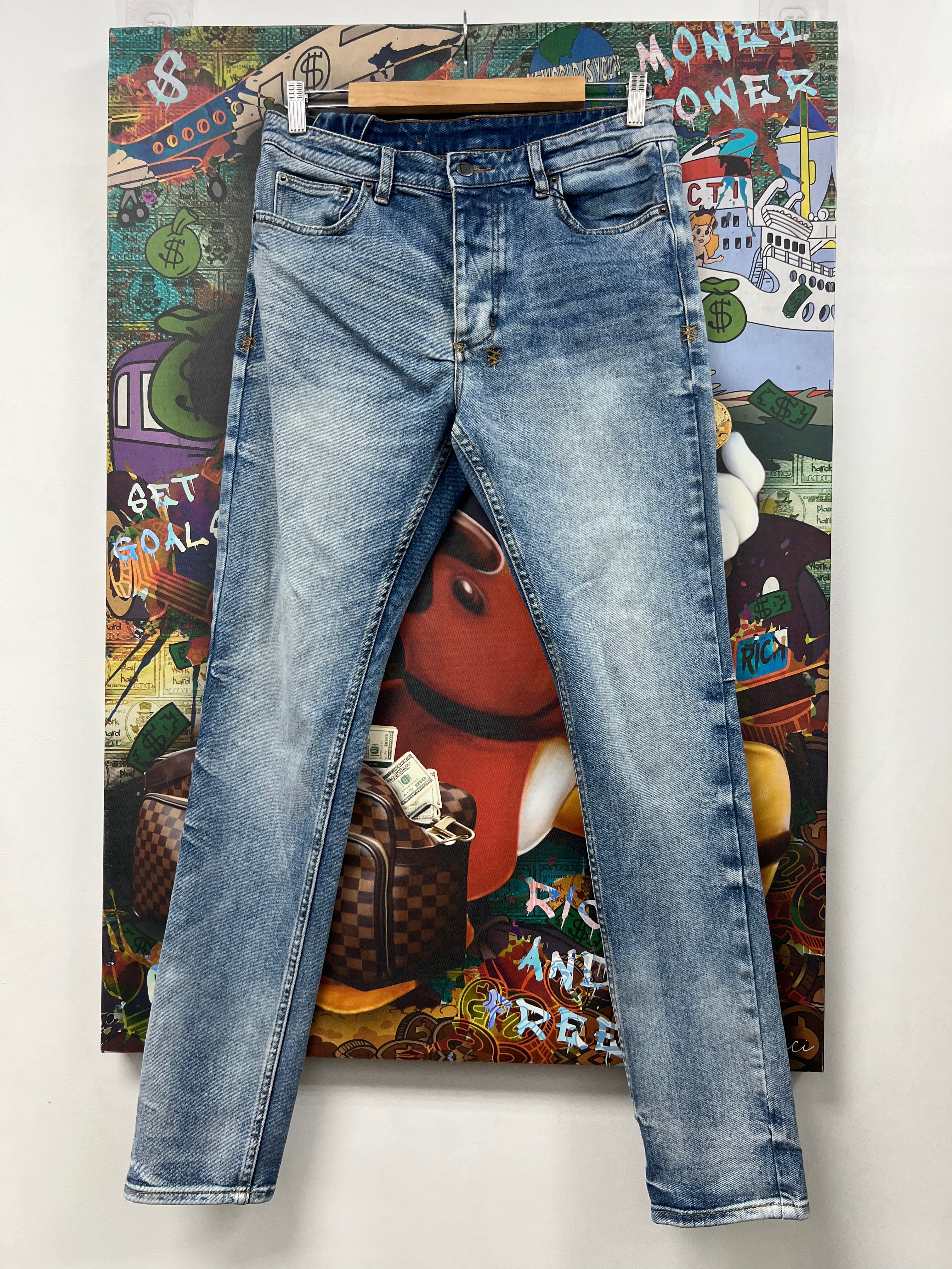 Ksubi Light Wash Plain Jeans