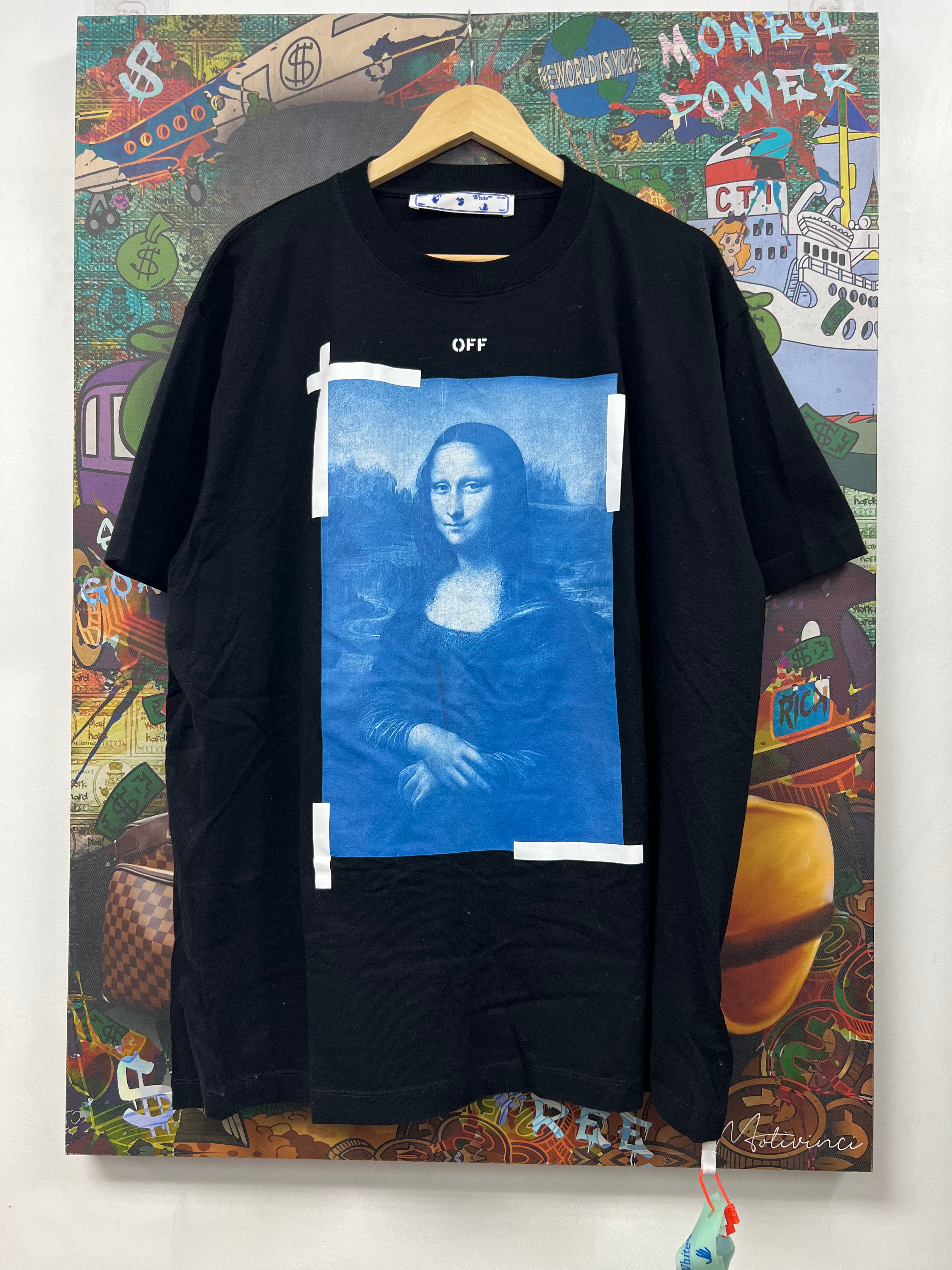 Off White Black Mona Lisa Tee
