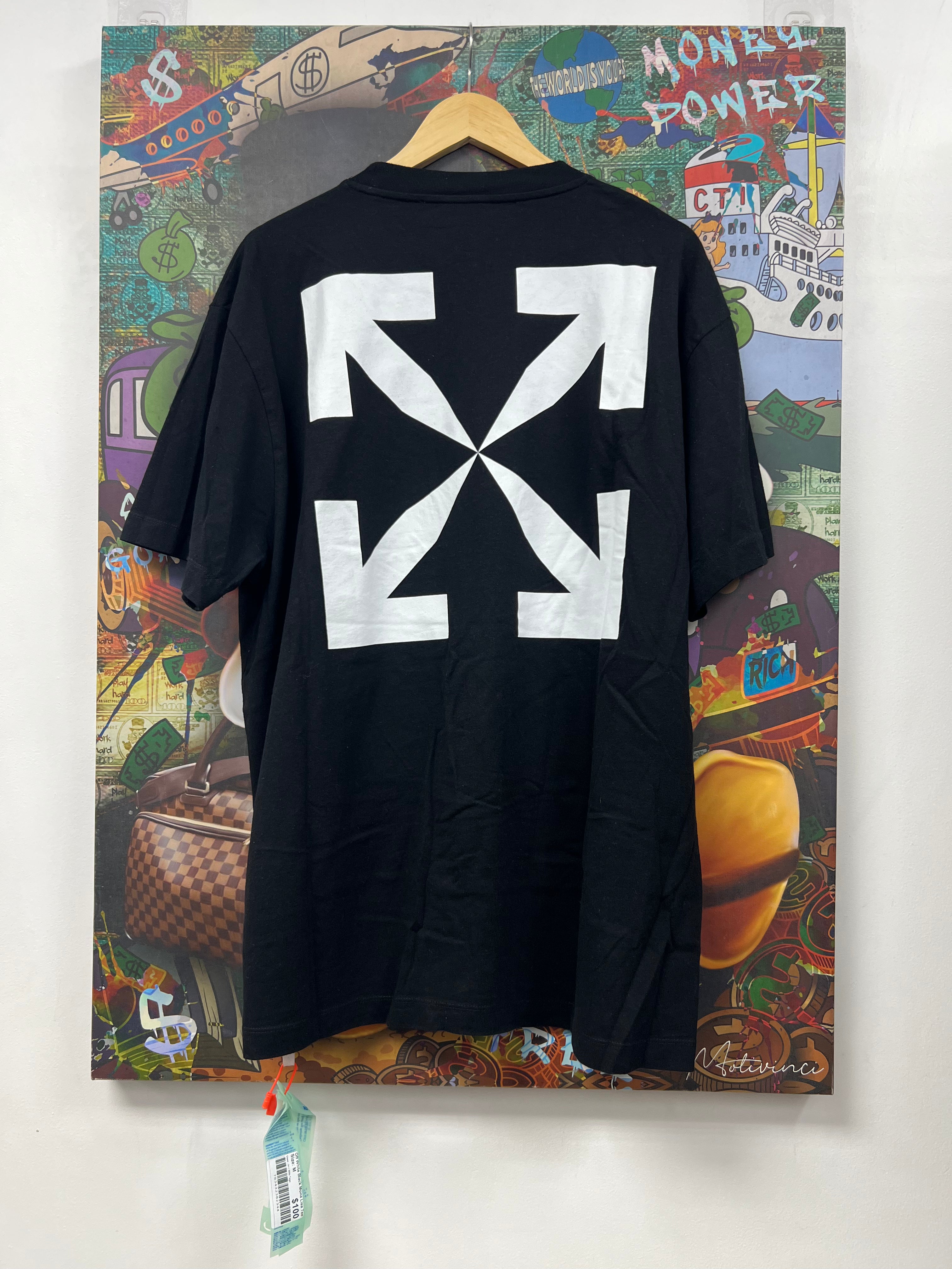 Off White Black Mona Lisa Tee