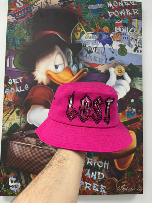 Lost Bucket Hat Pink