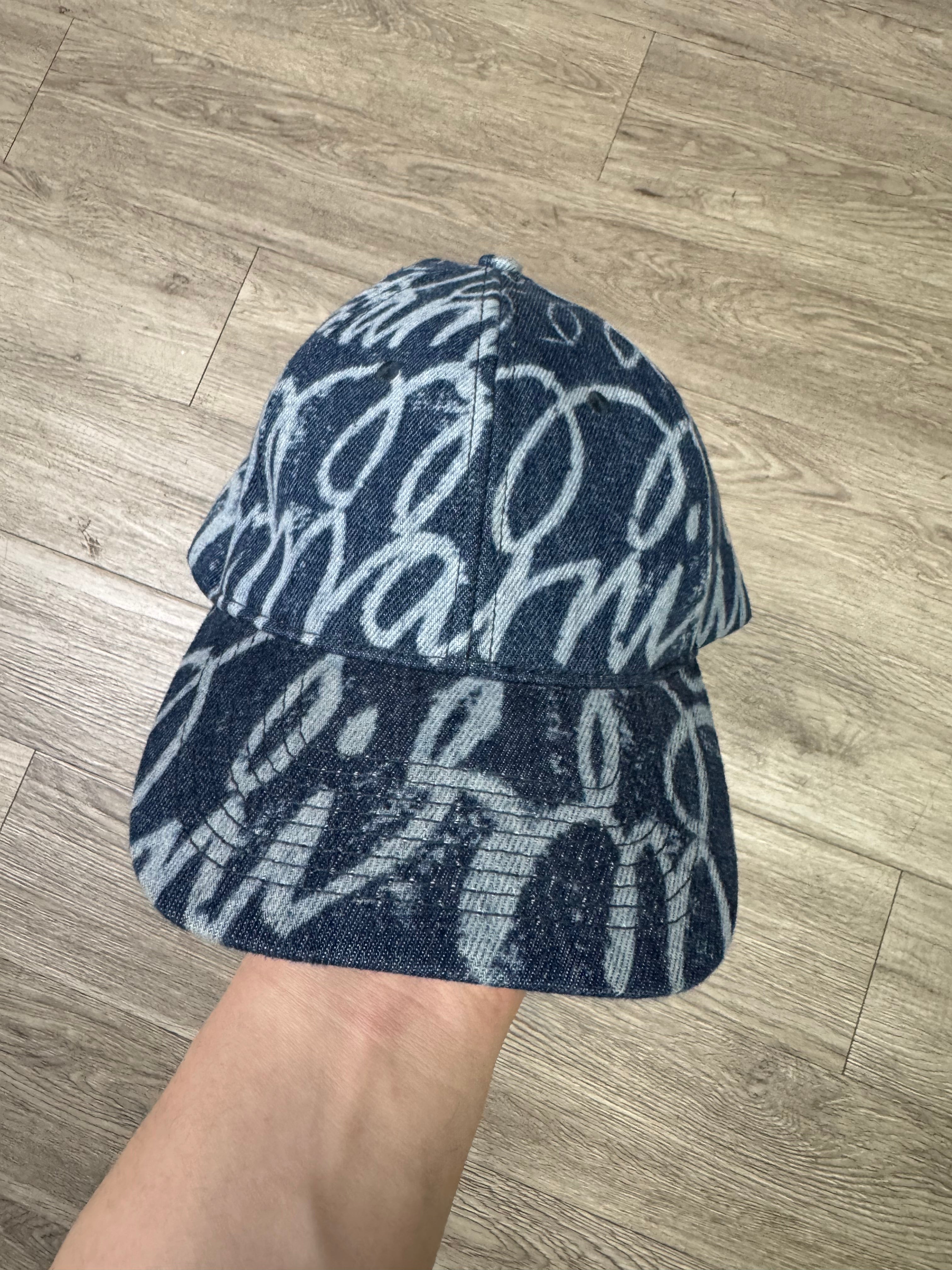 Marni Bleached Lasered Denim Cap