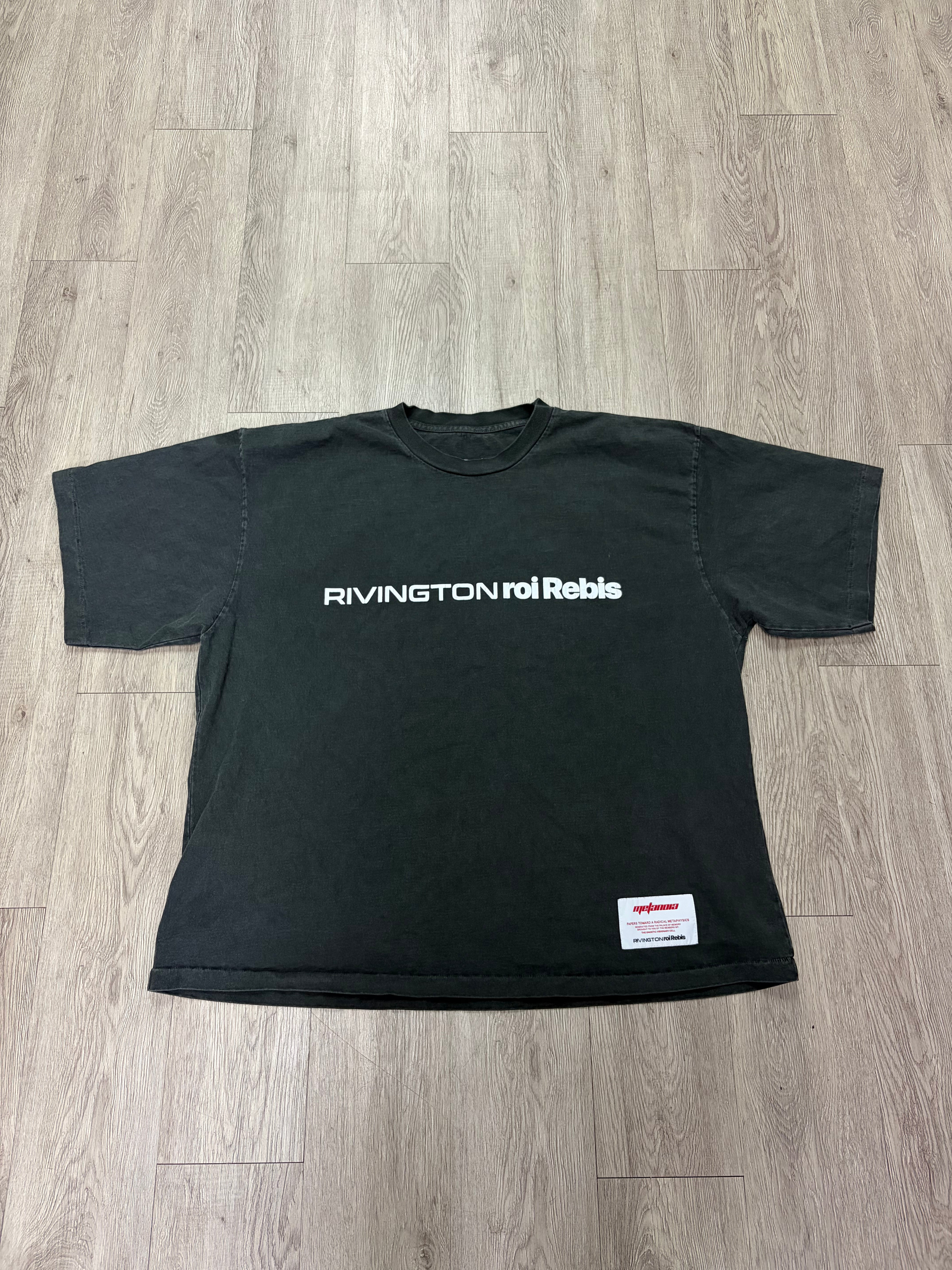Rivington 123 Black Wash Logo Tee
