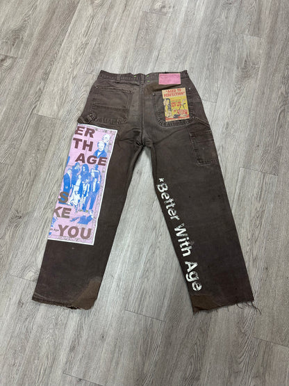 Better with Age "Looks Like You" Brown Jeans