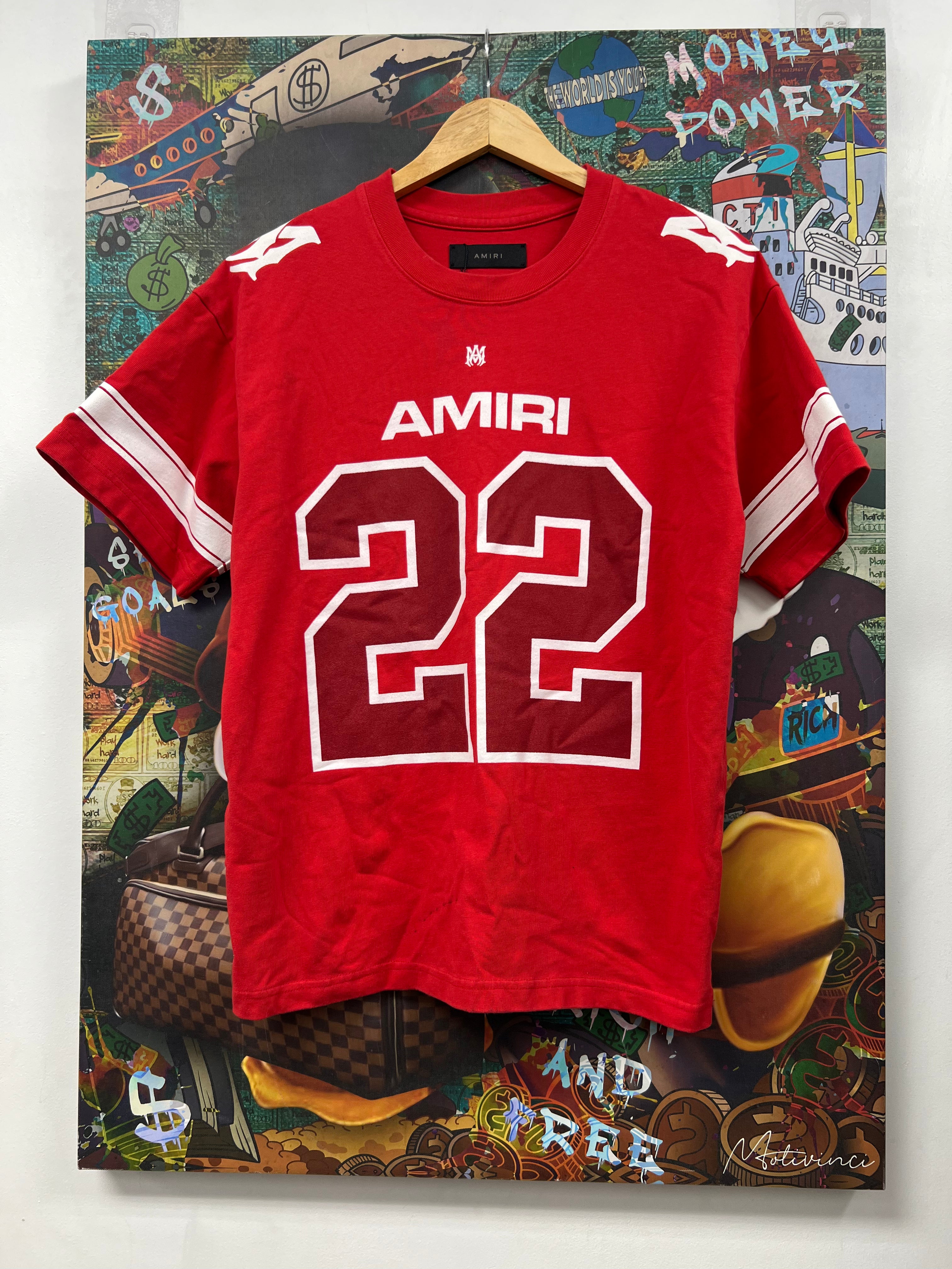 Amiri Red 22 Skater Tee