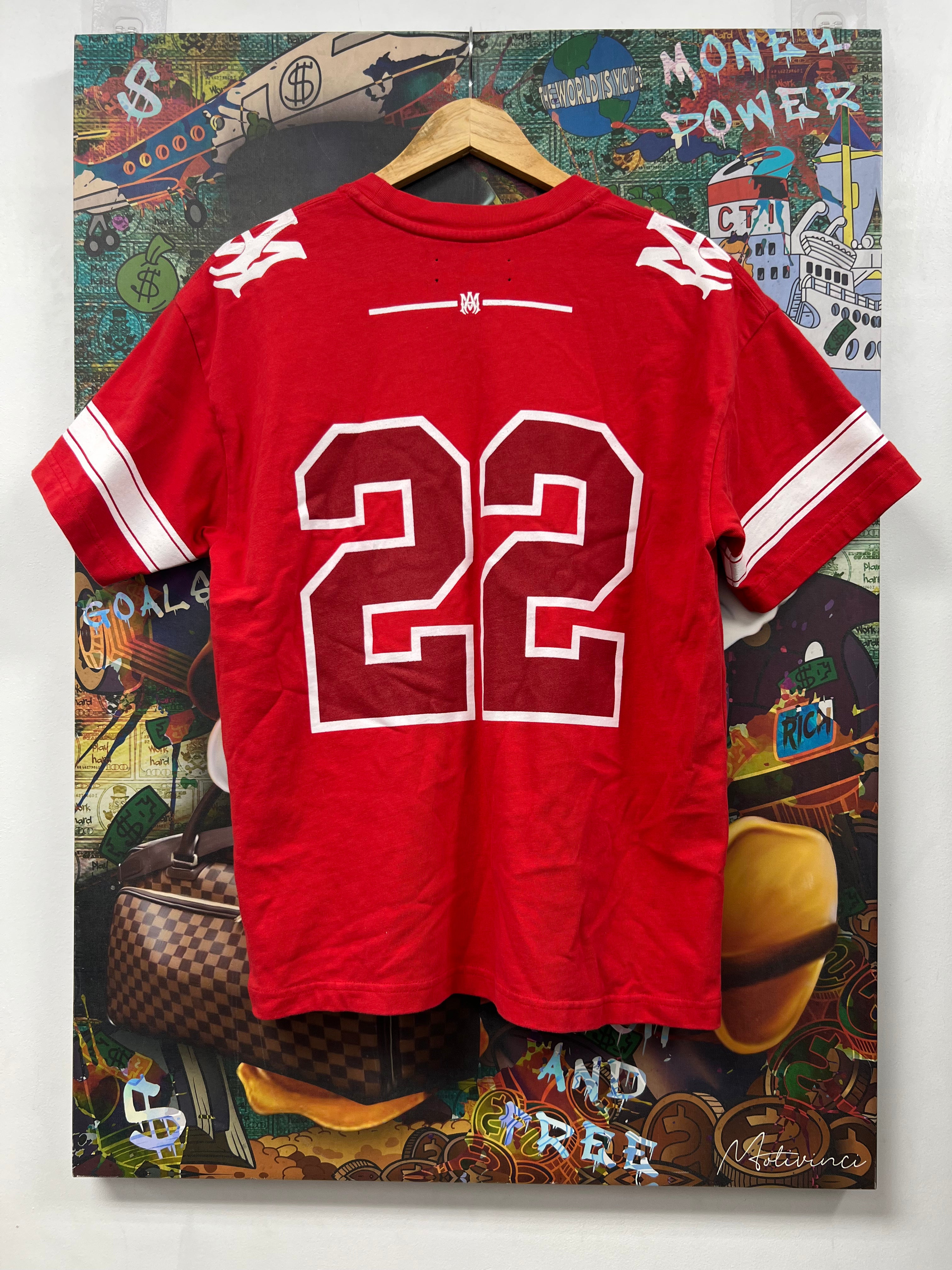 Amiri Red 22 Skater Tee