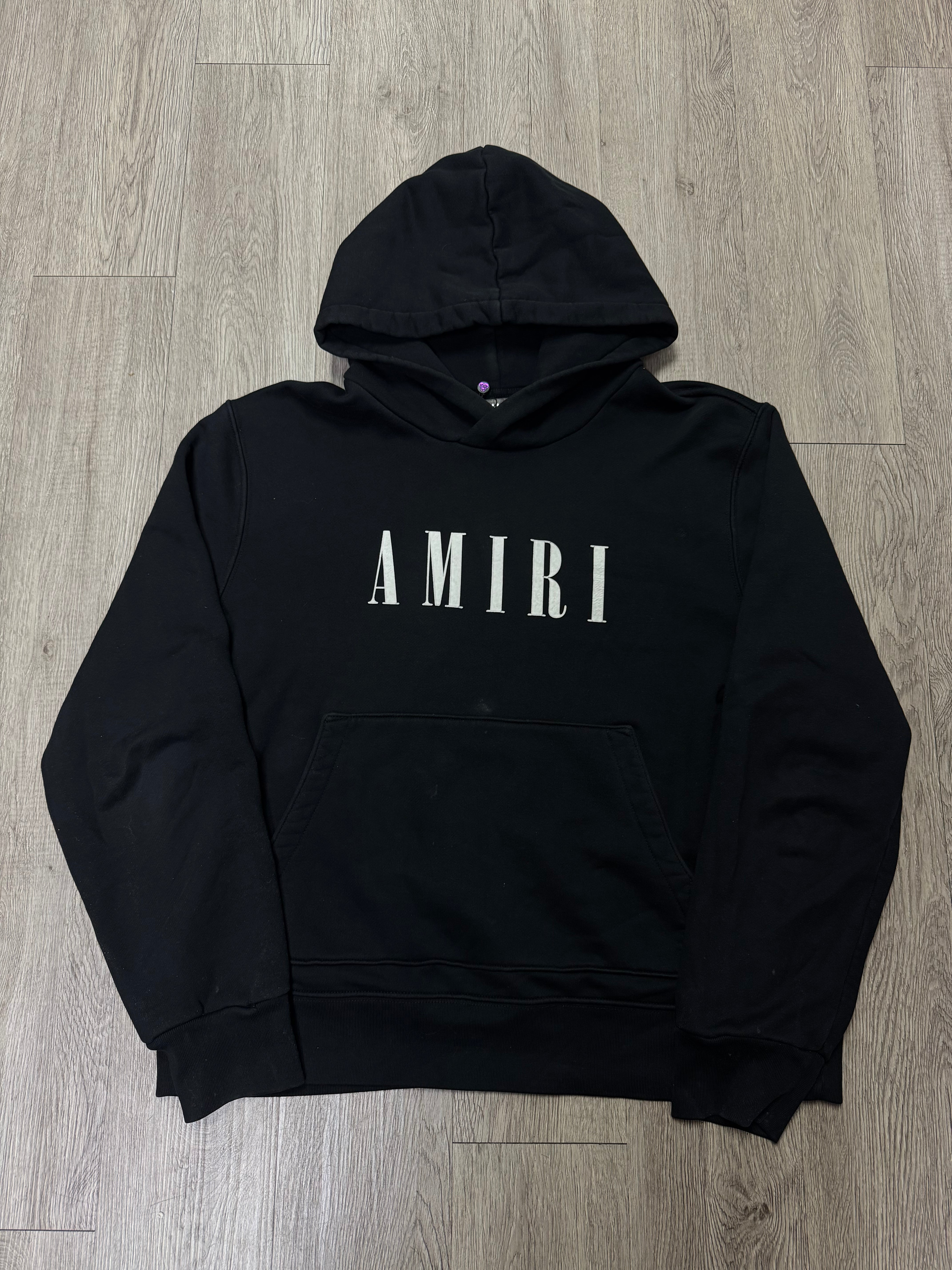 Amiri Black White Core Hoodie