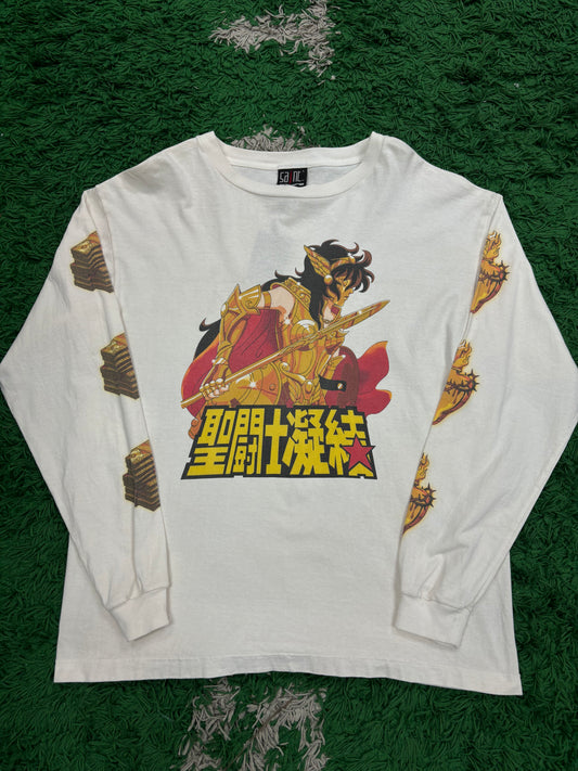 Saint Mxxxxxx L/S Tee White Golden Armor size:Large Used