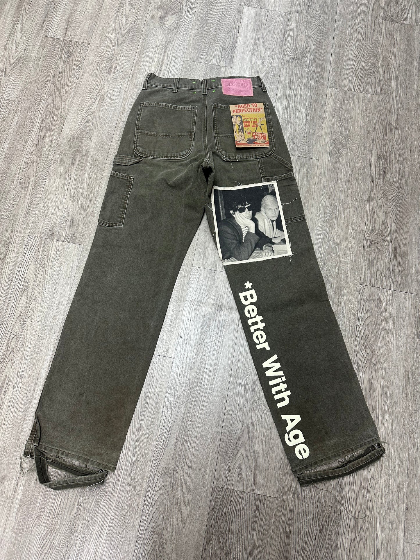 Better with Age "Cambridge" Olive Jeans